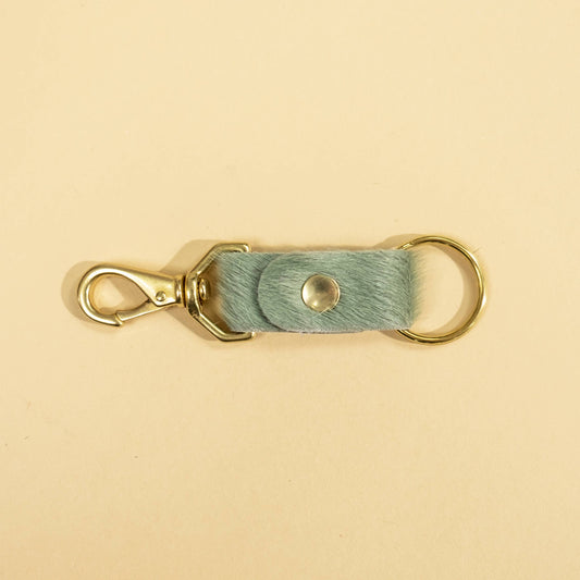 Keychain - Seafoam Hair on Hide