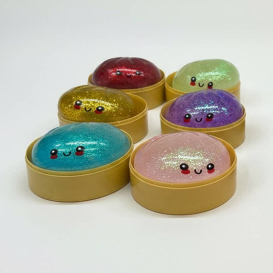 PRE-ORDER Mystery Squishy Glitter Dumpling Stress Relief Toy