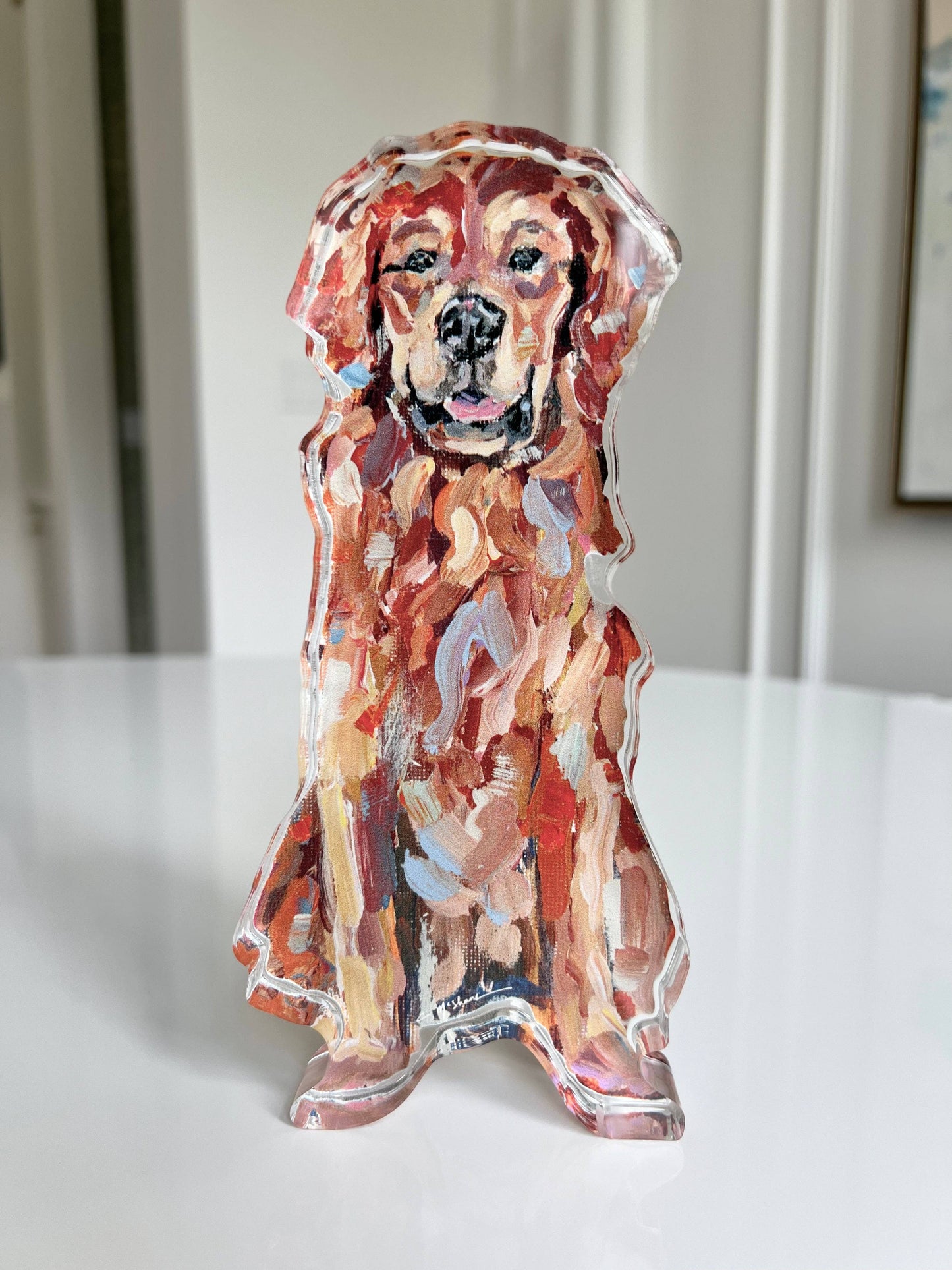 Golden Retriever Red acrylic