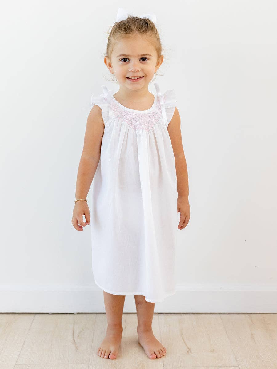 Mathilde White Cotton Dress