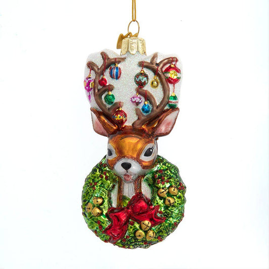 Traditional Deer W/ Wreath
