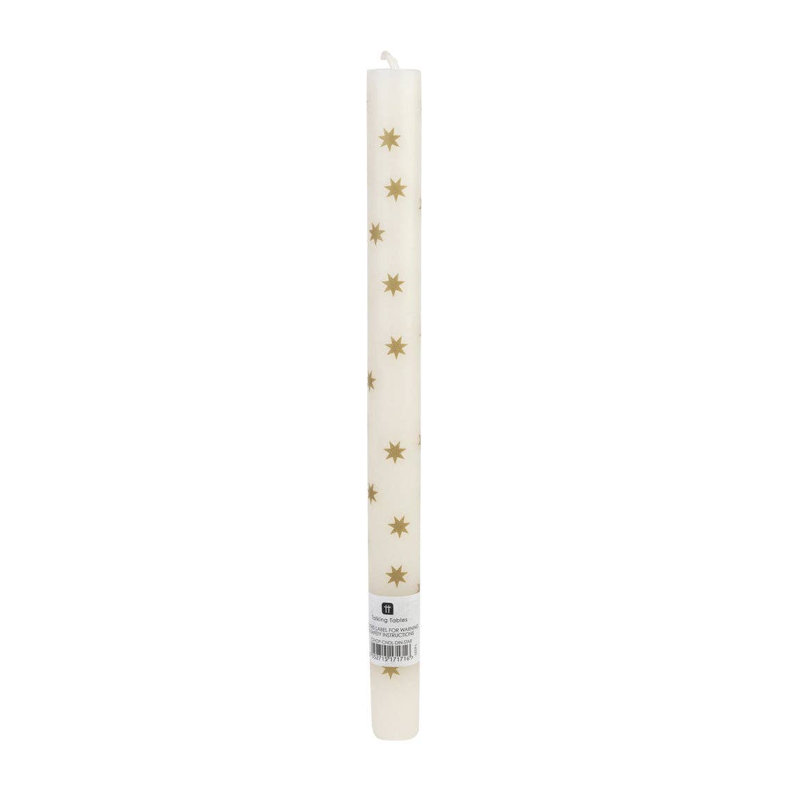 Gold Star Straight Dinner Candles
