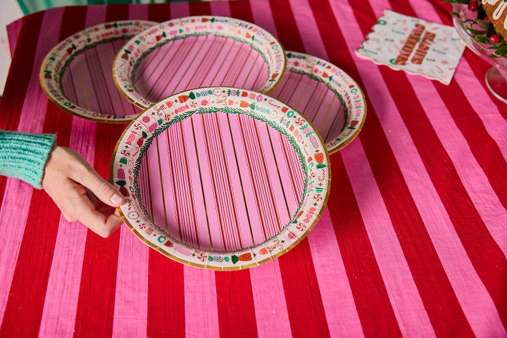 Peppermint Party Dinner Plate