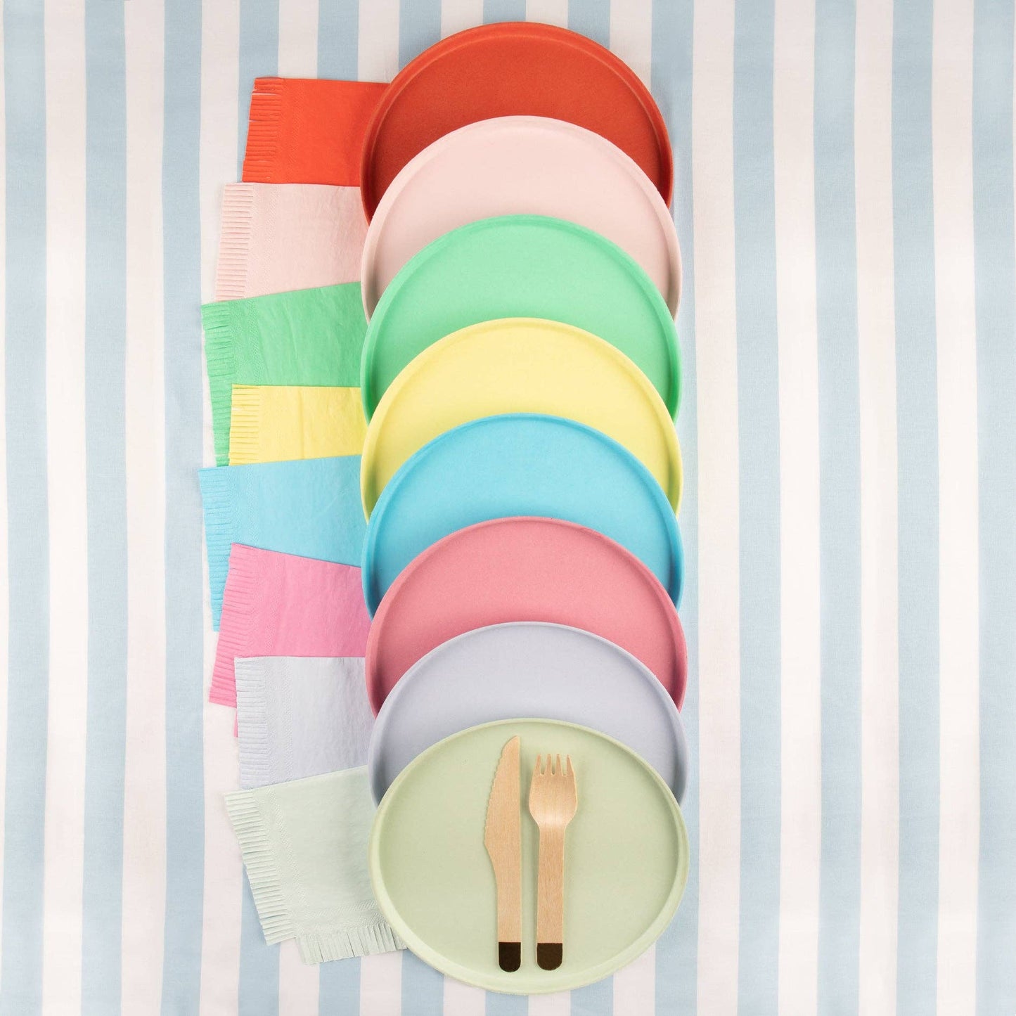 Assorted Bright Small Napkins