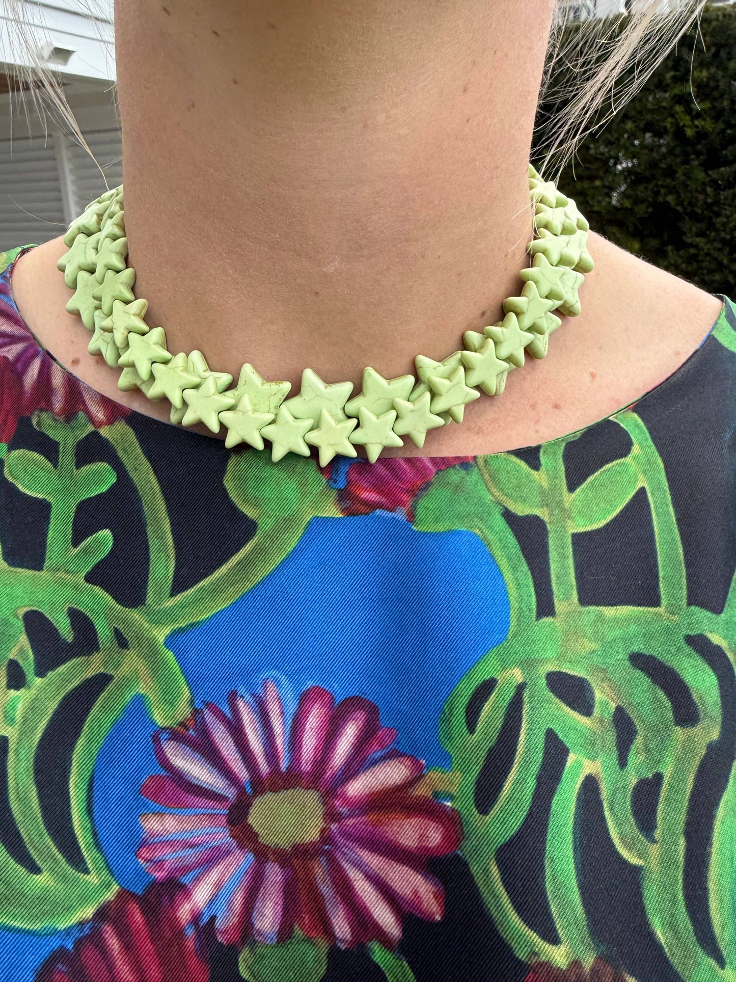 Sea Star Necklace - Small - Green