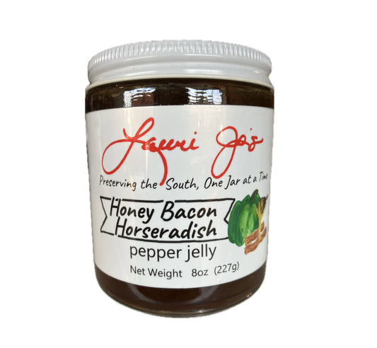 Lauri Jo's Honey Bacon Horseradish Pepper Jelly, 8oz