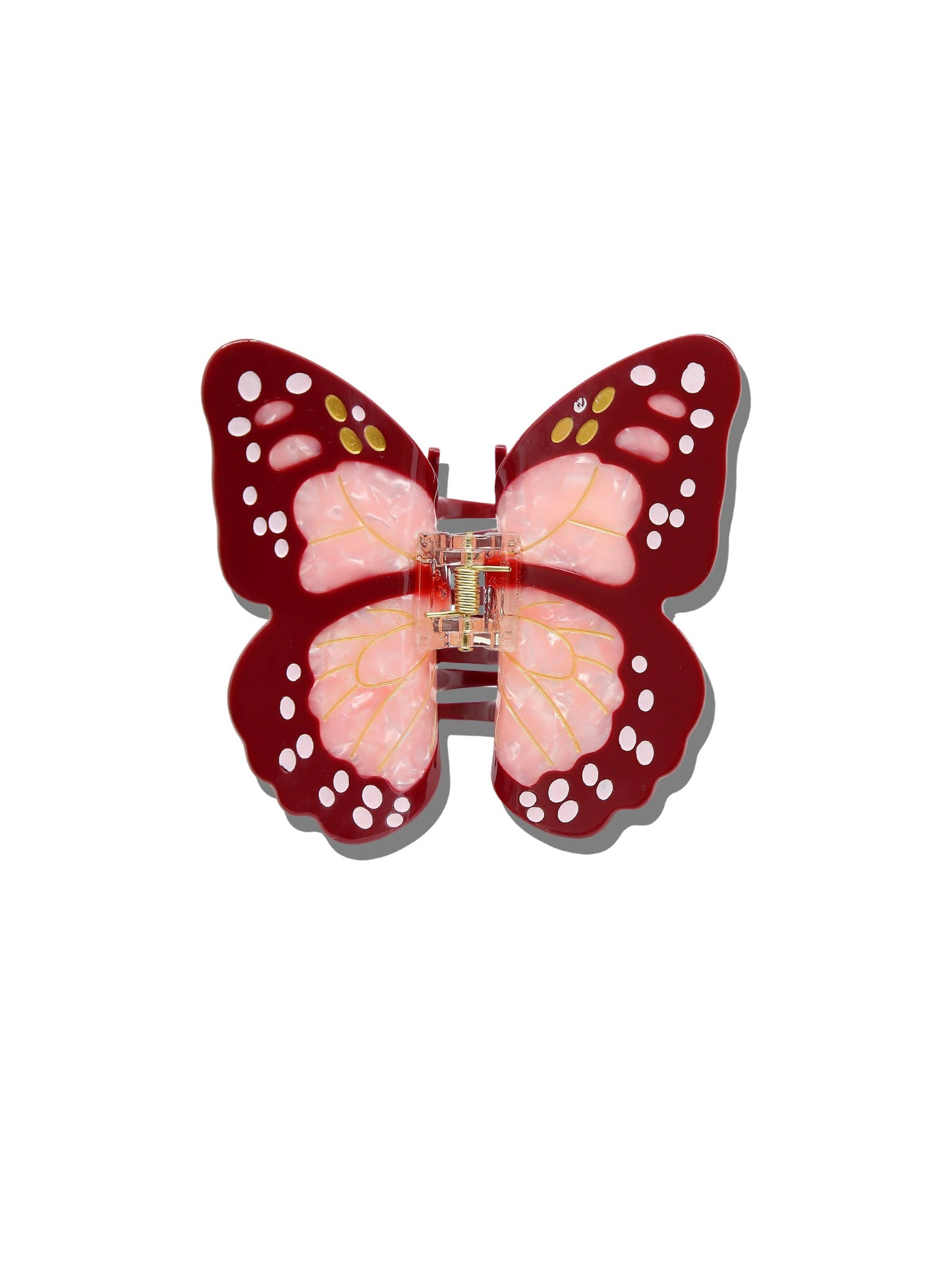 Hand-painted Monarch Butterfly Claw Hair Clip | Eco-Friendly