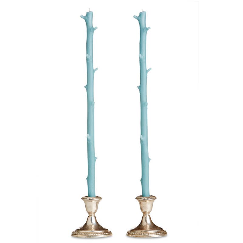 Stick Candles Hickory / Pair: Dark Chocolate