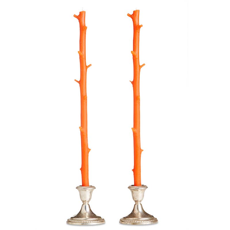 Stick Candles Hickory / Pair: Sour Apple