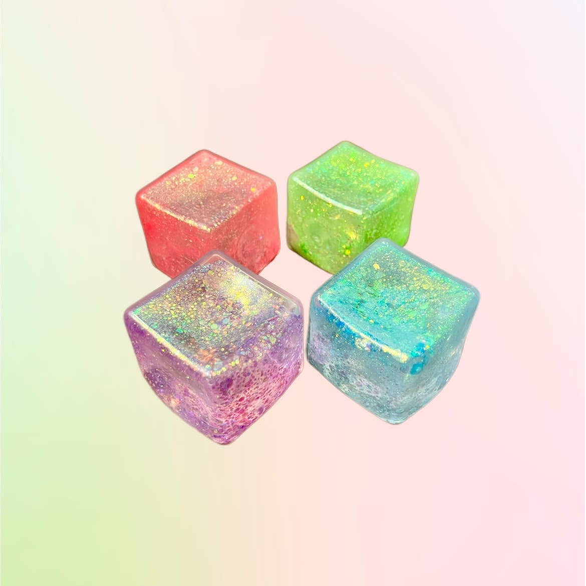 Glitter Cube Squishy
