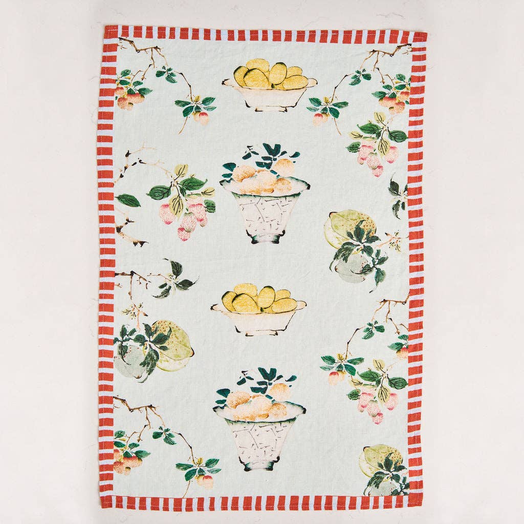 Fruit Bowl - Sky Tea Towel