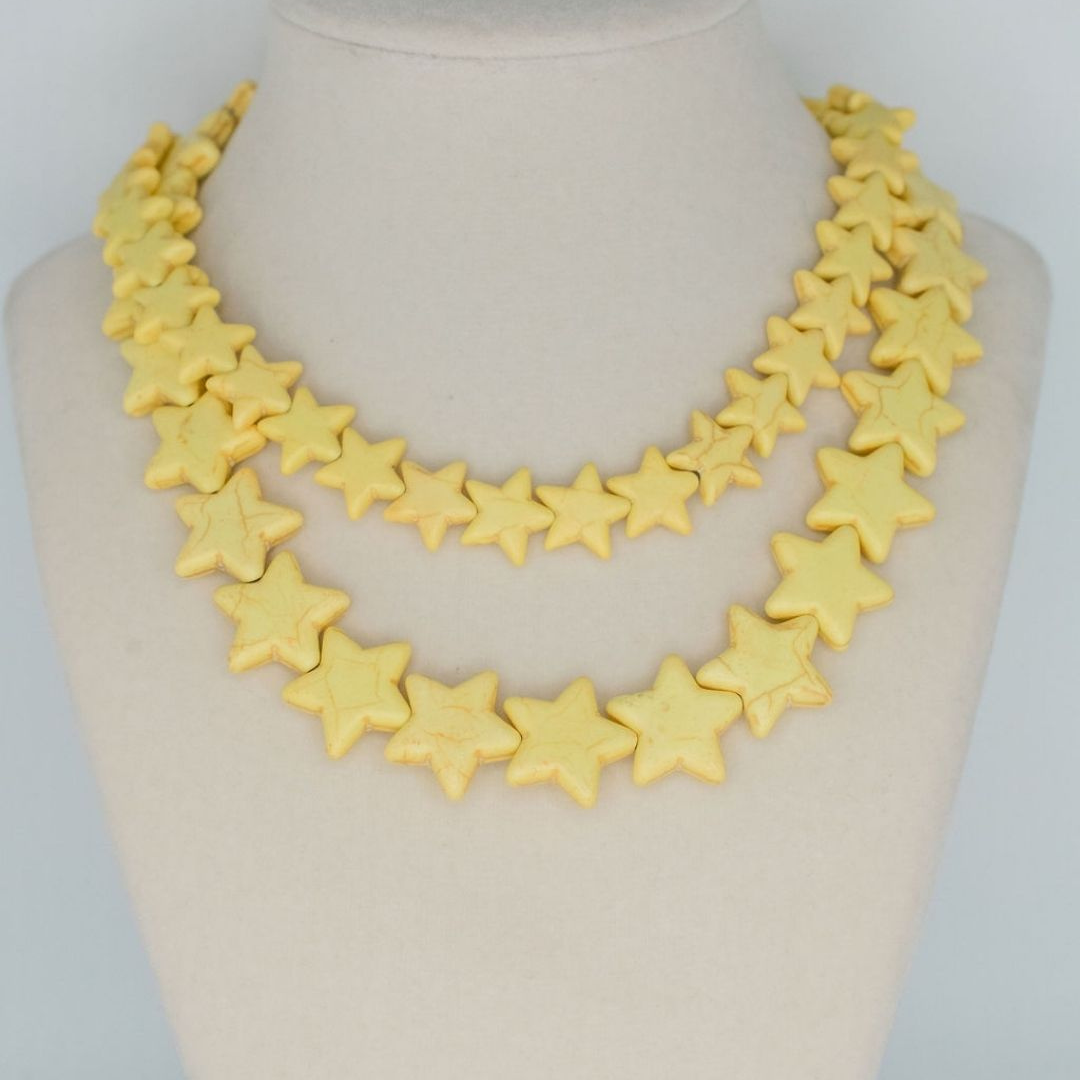 Sea Star Necklace - Large - Yellow