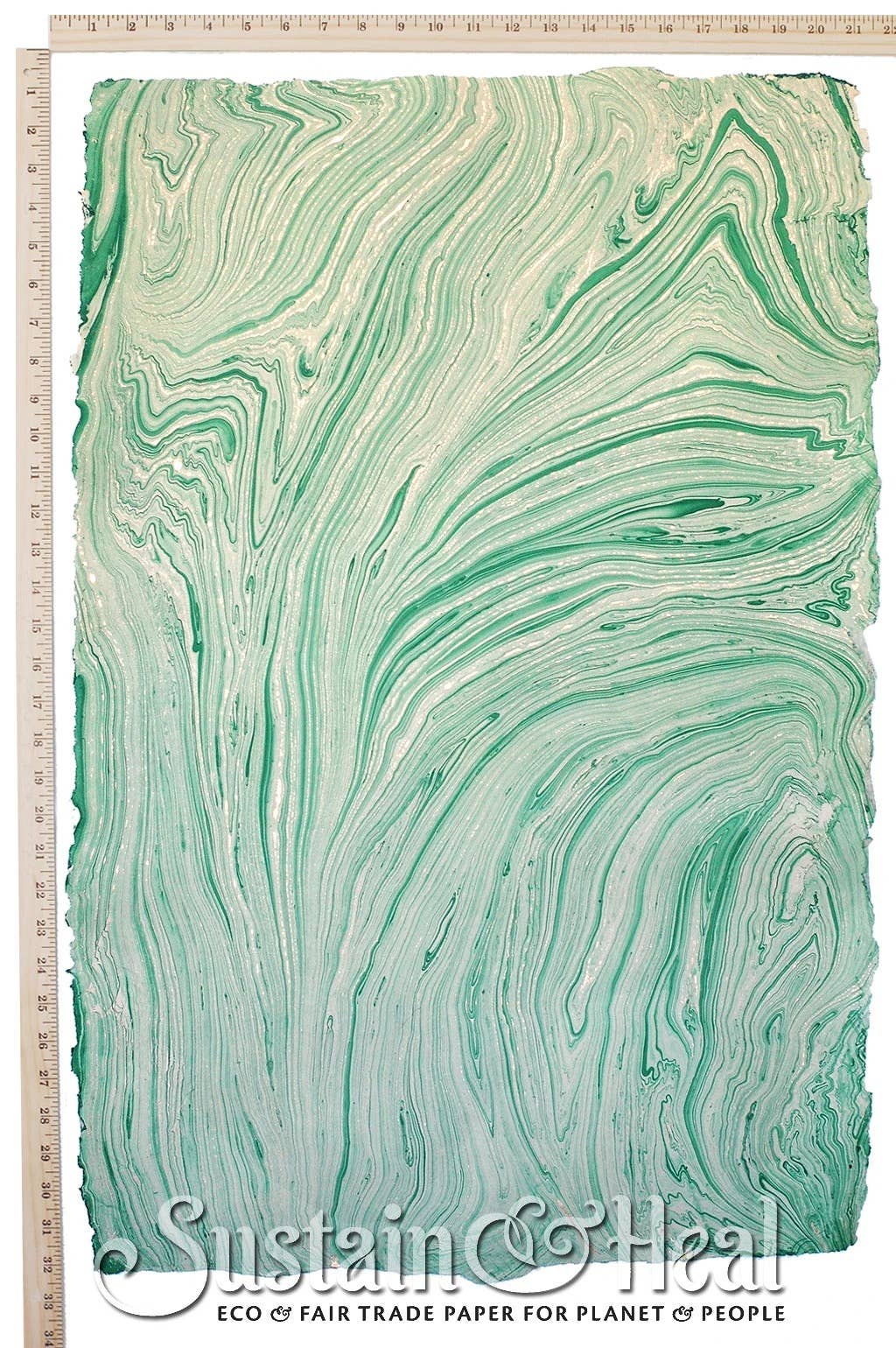Mint Green Marble Sheet #36