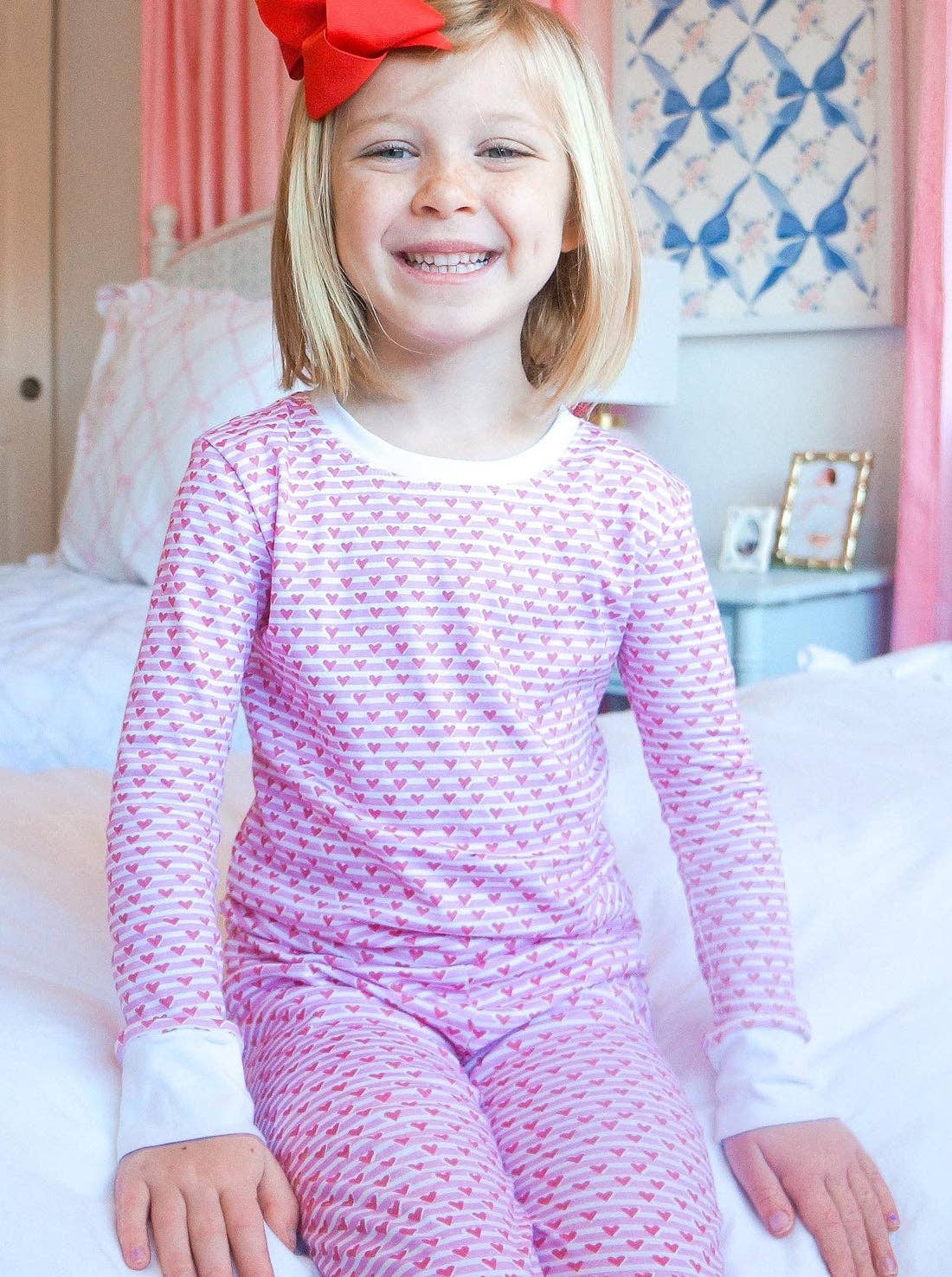 Sailor Hearts Two Piece Pajamas