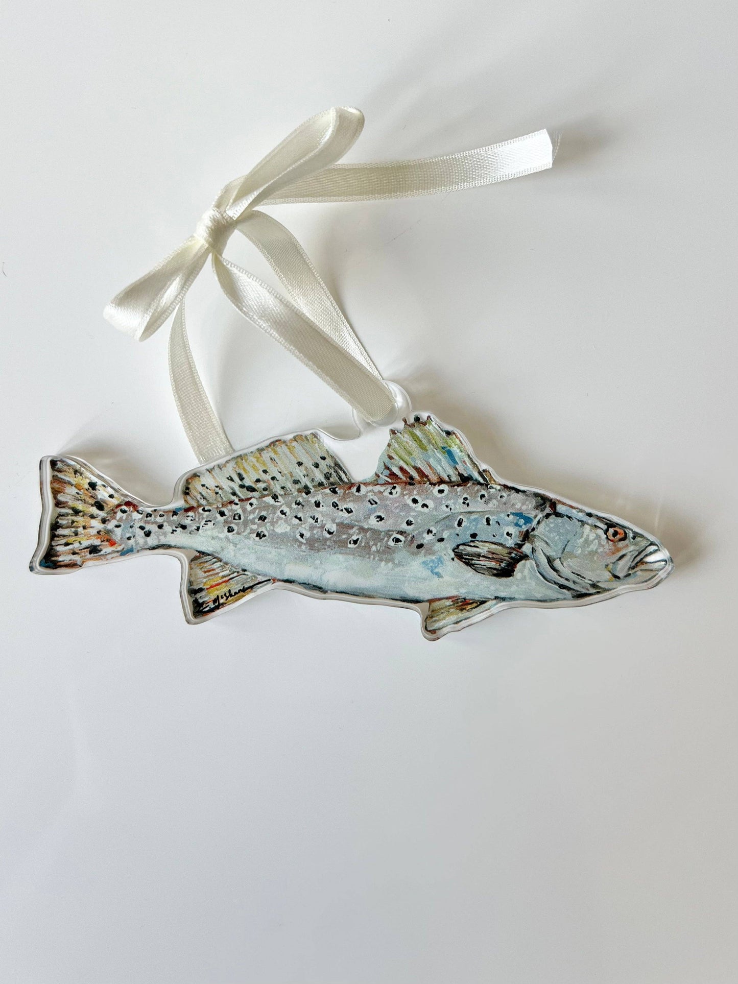 "Speckled Sea Trout" ornament