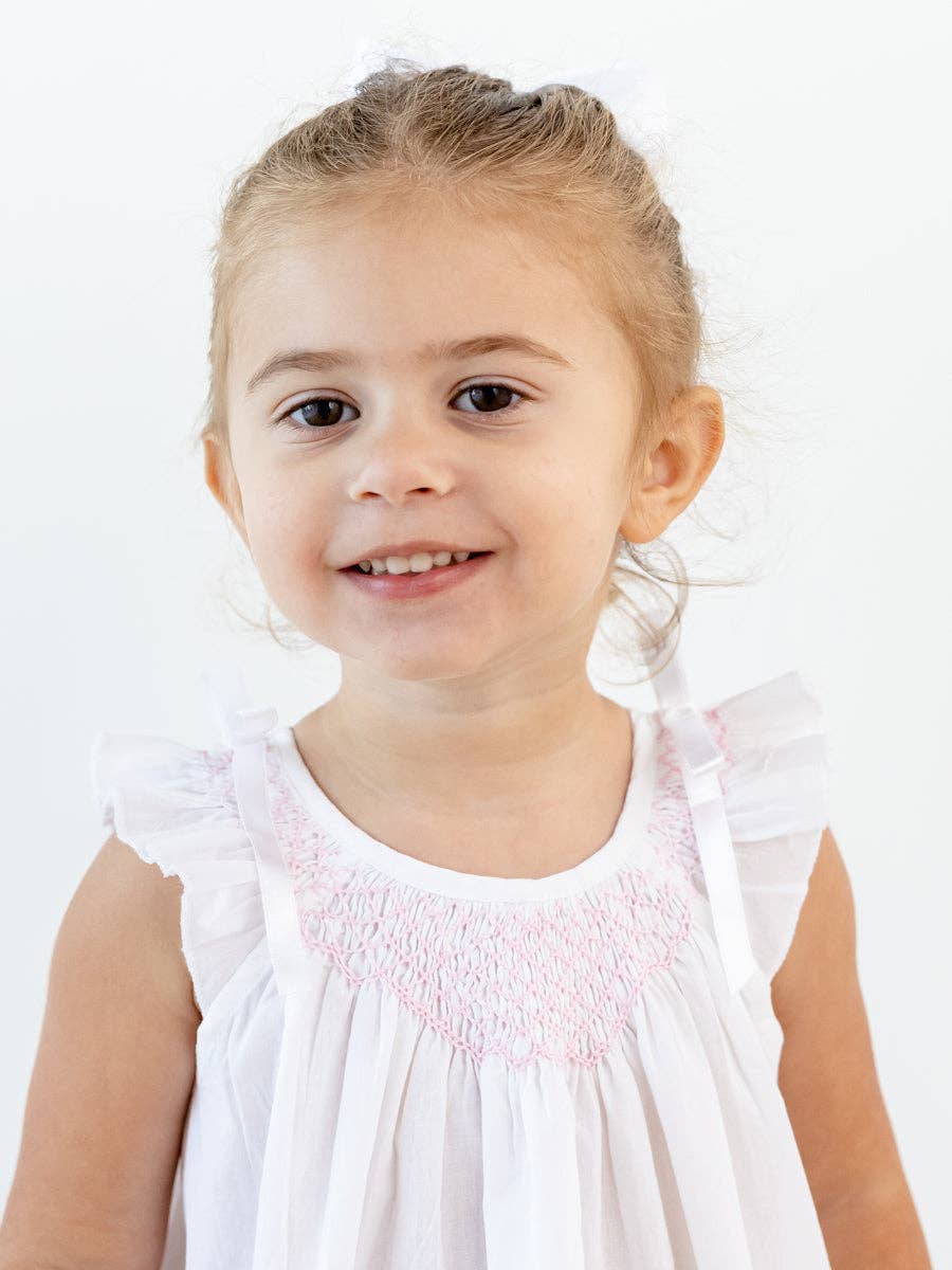 Mathilde White Cotton Dress