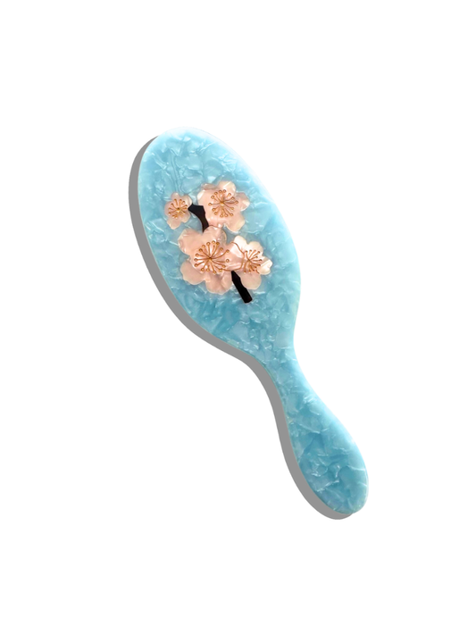Hand-painted Cherry Blossom Amazing Hair Day Brush