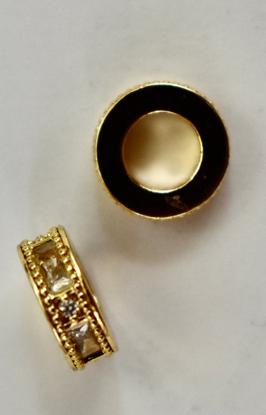 Gold Spacer Charm