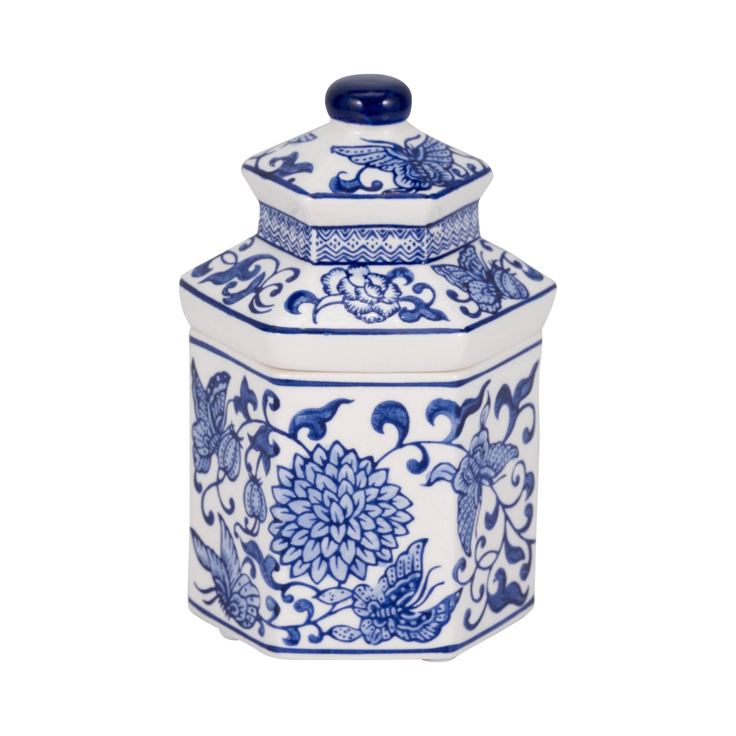 Ceramic Sandalwood Myrrh Chinoiserie Candle