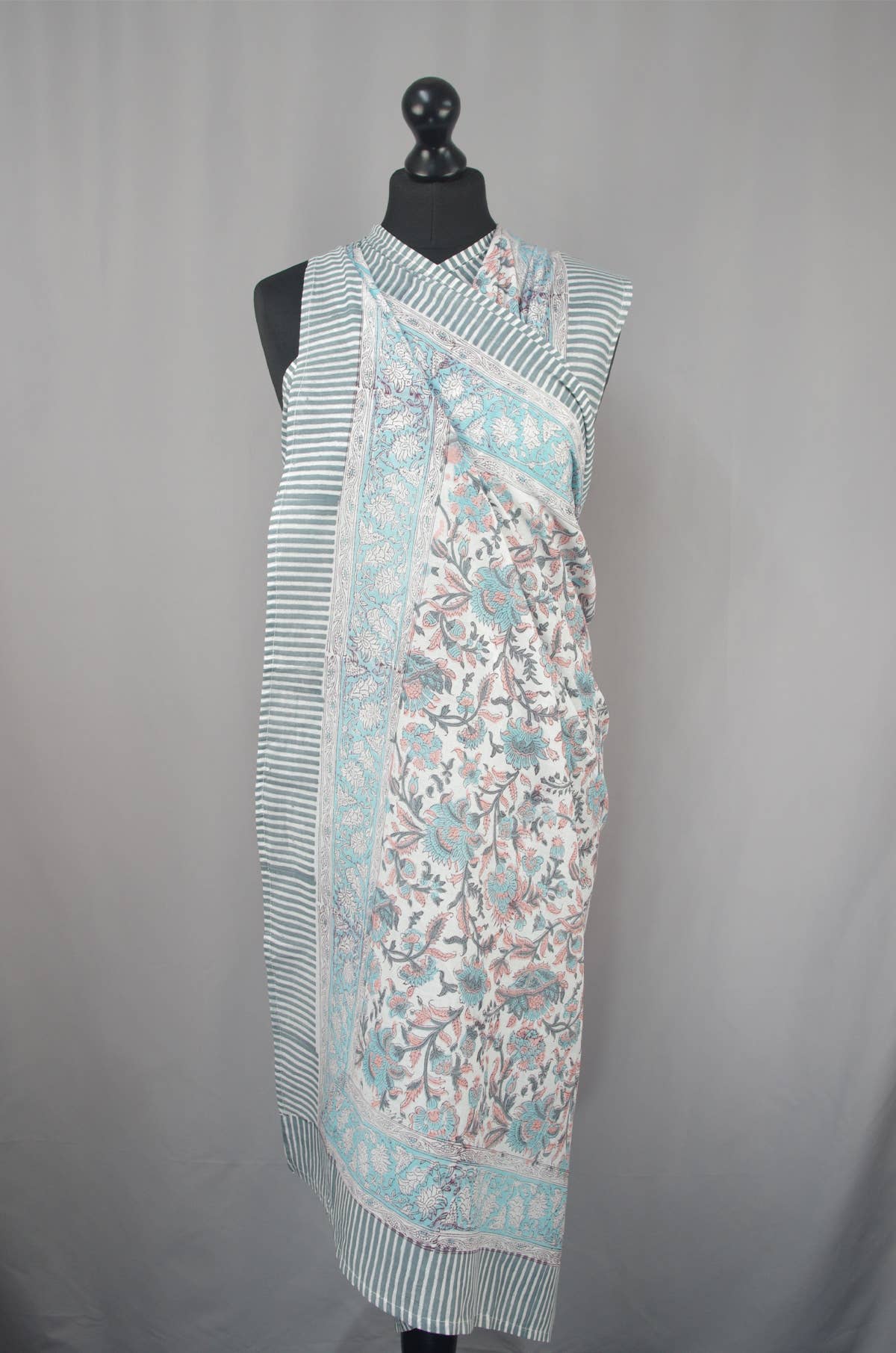 Beach  Coverup Sarong Pareo -Colonial Floral