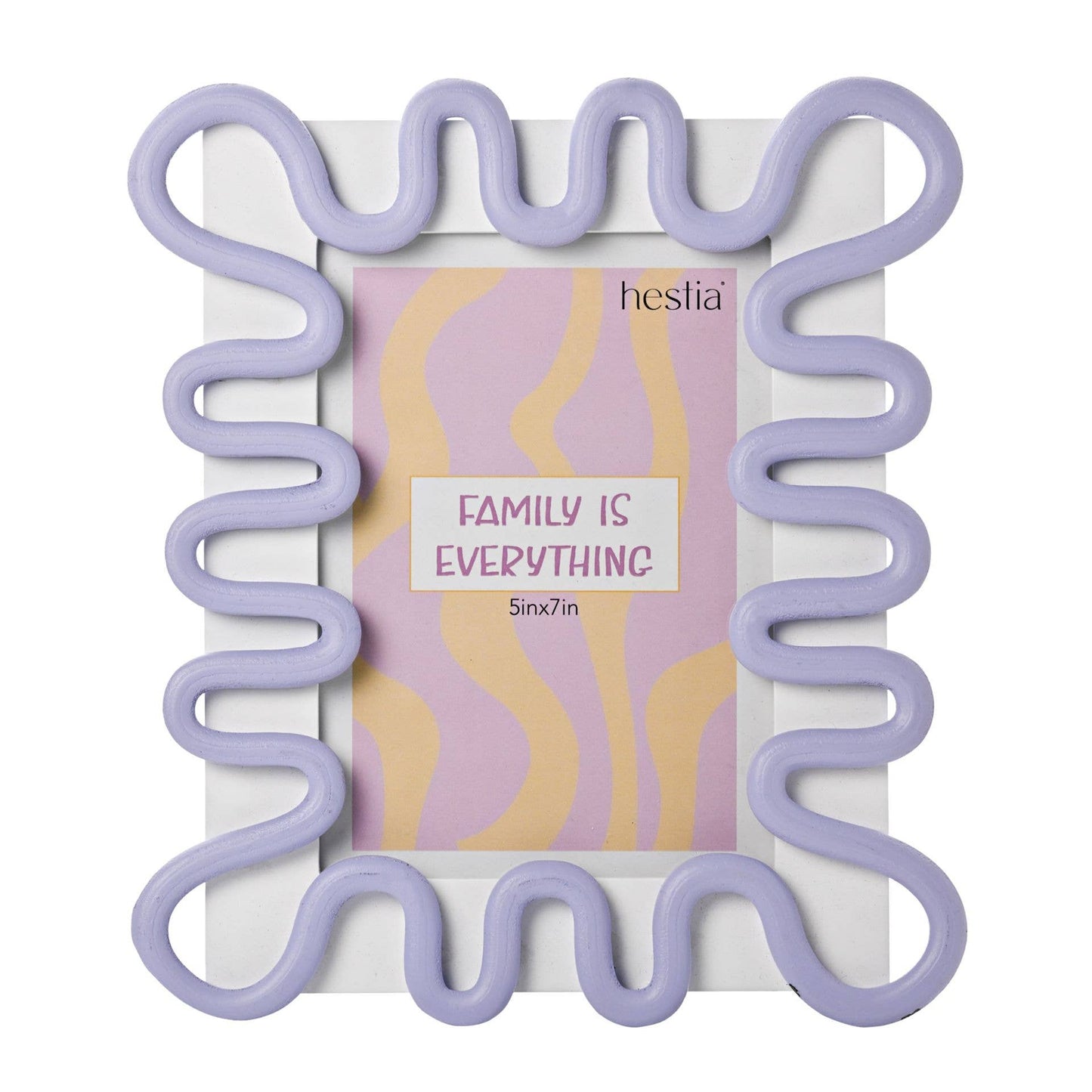 Hestia Squiggly Frame 5" x 7" - Purple