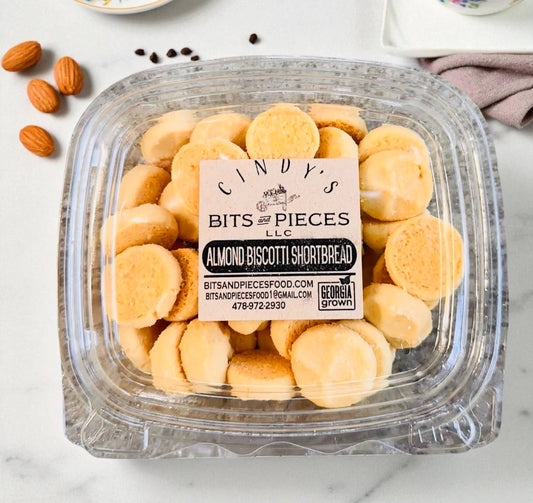 Almond biscotti shortbread cookie