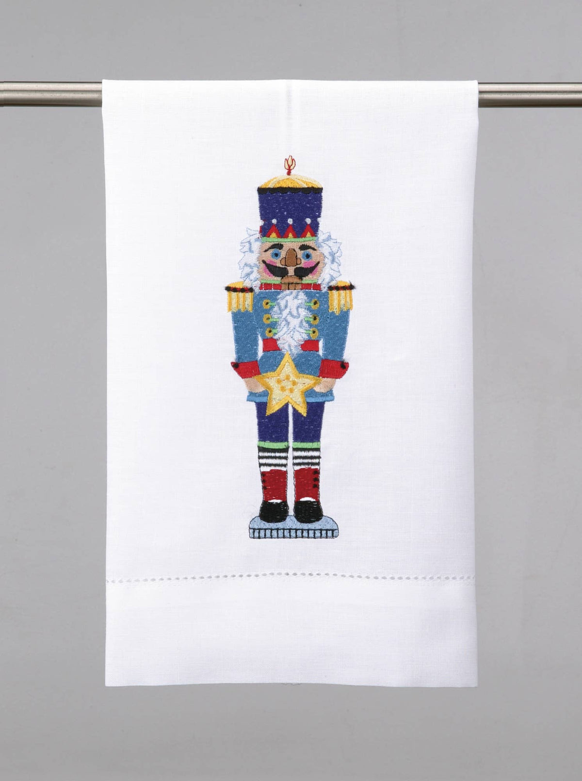 Light Blue Nutcracker Hand Towel