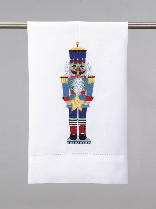 Light Blue Nutcracker Hand Towel