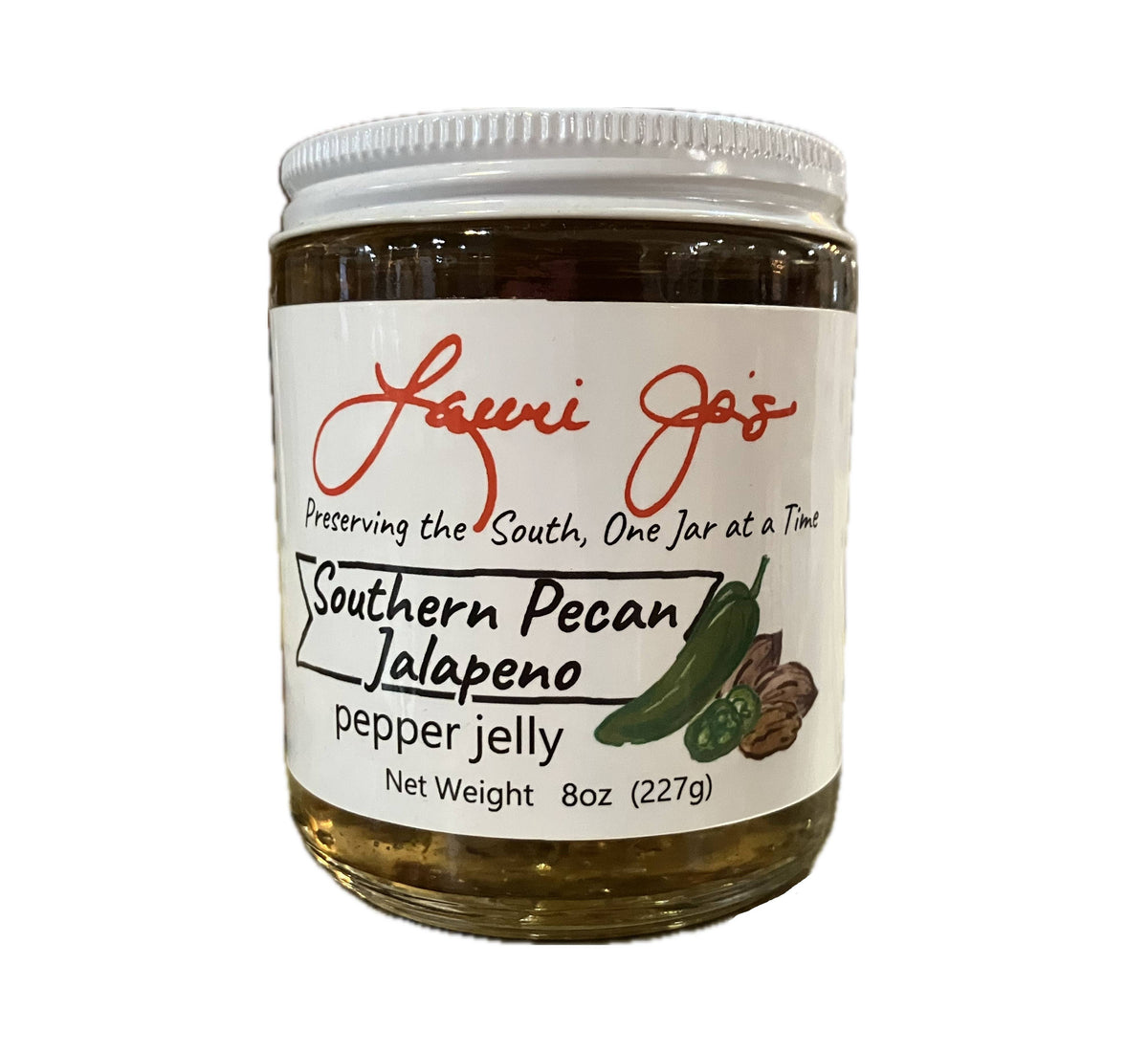 Lauri Jo's Southern Pecan Jalapeno Pepper Jelly, 8oz