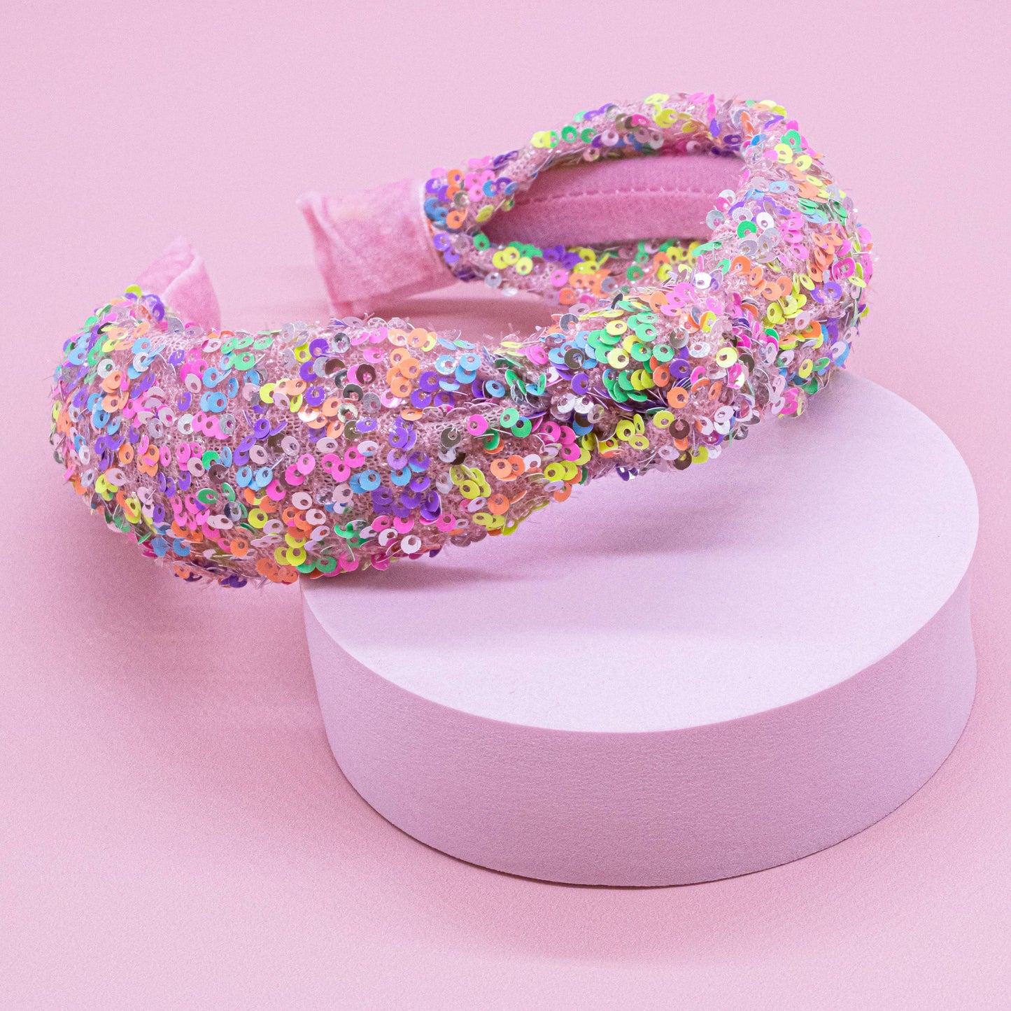 Sequin Knotted Headband