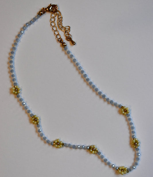 Beaded Flower Necklace