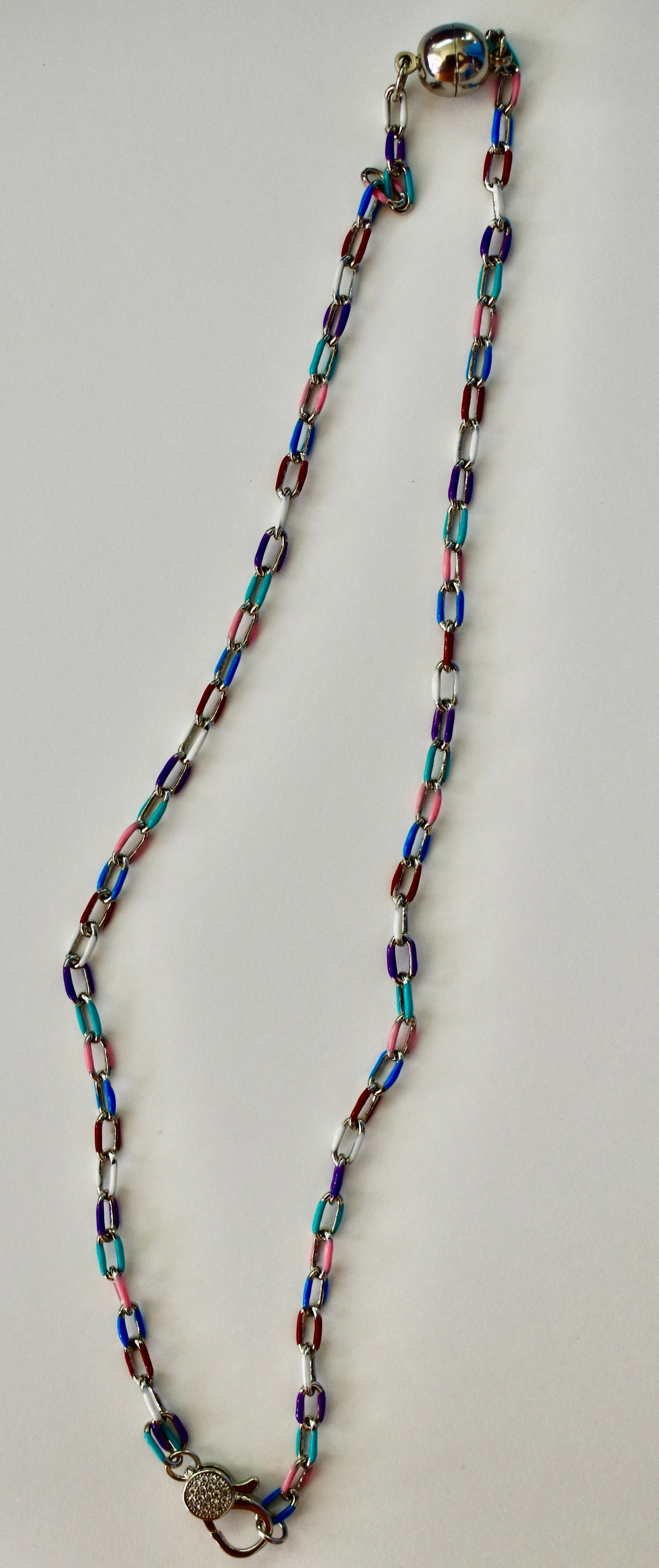 Multicolor Chain Necklace