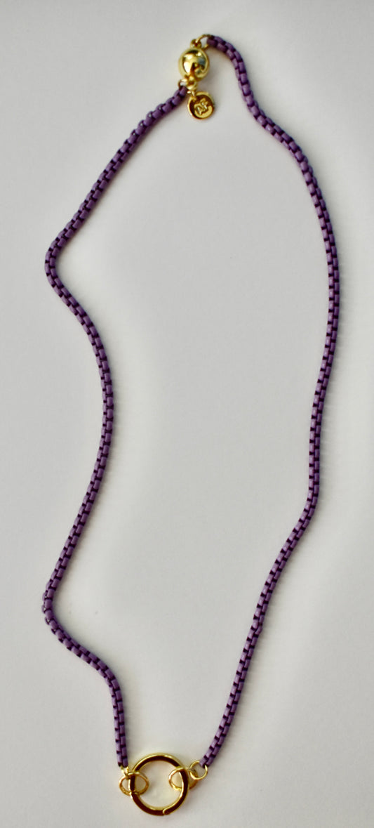 Purple Chain Necklace
