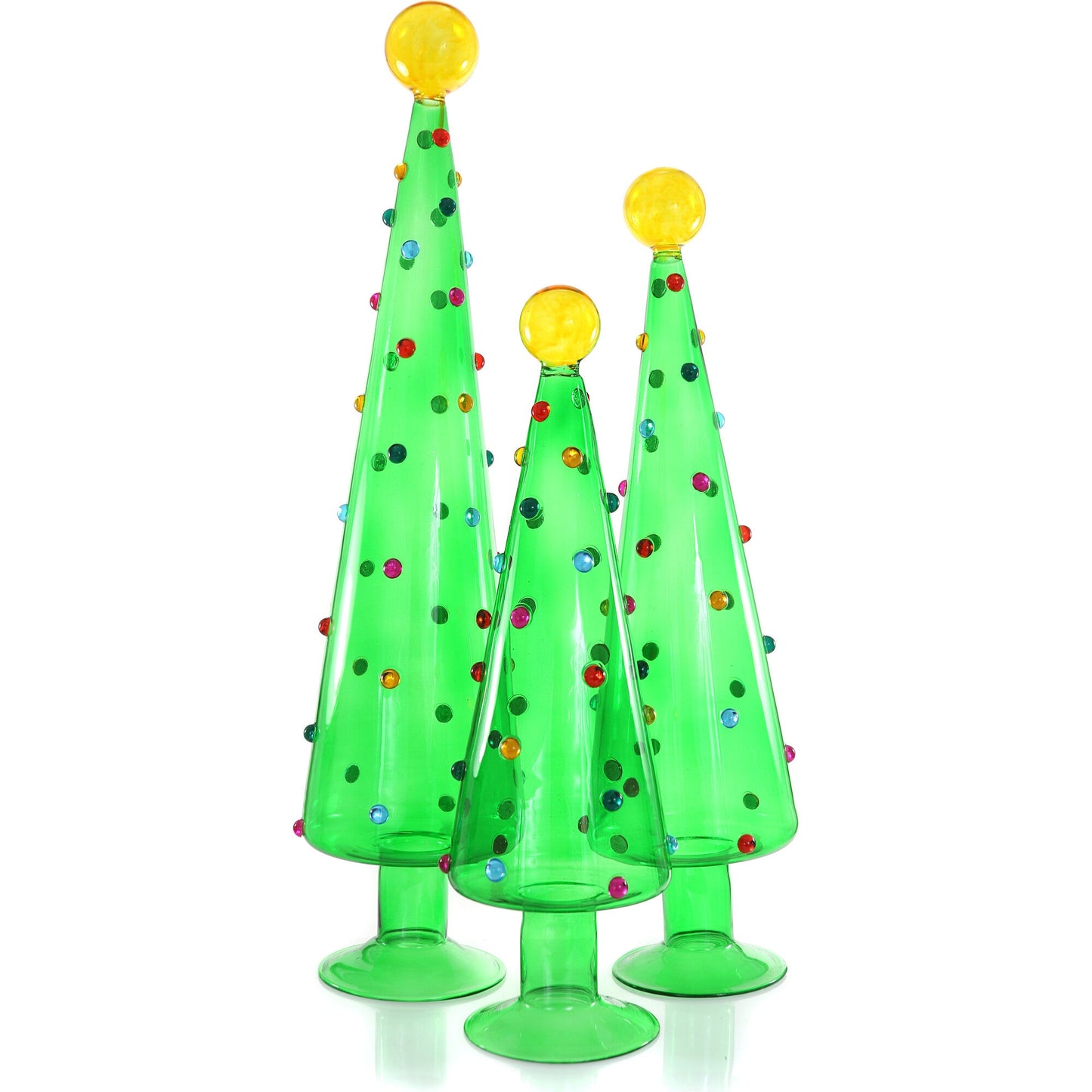 Decorated Dotted Trees-Green Set/3
