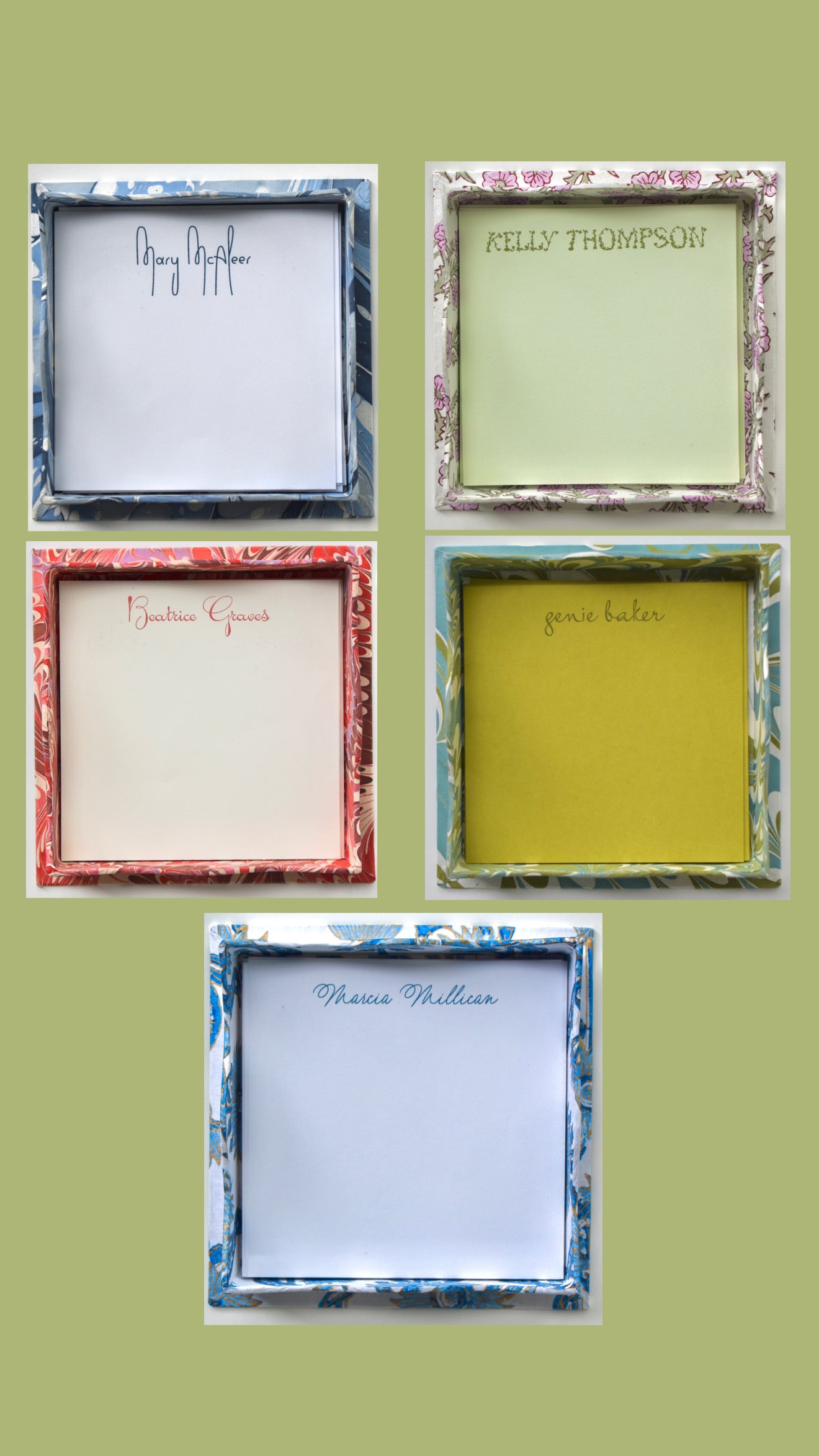 Loose Note Cards