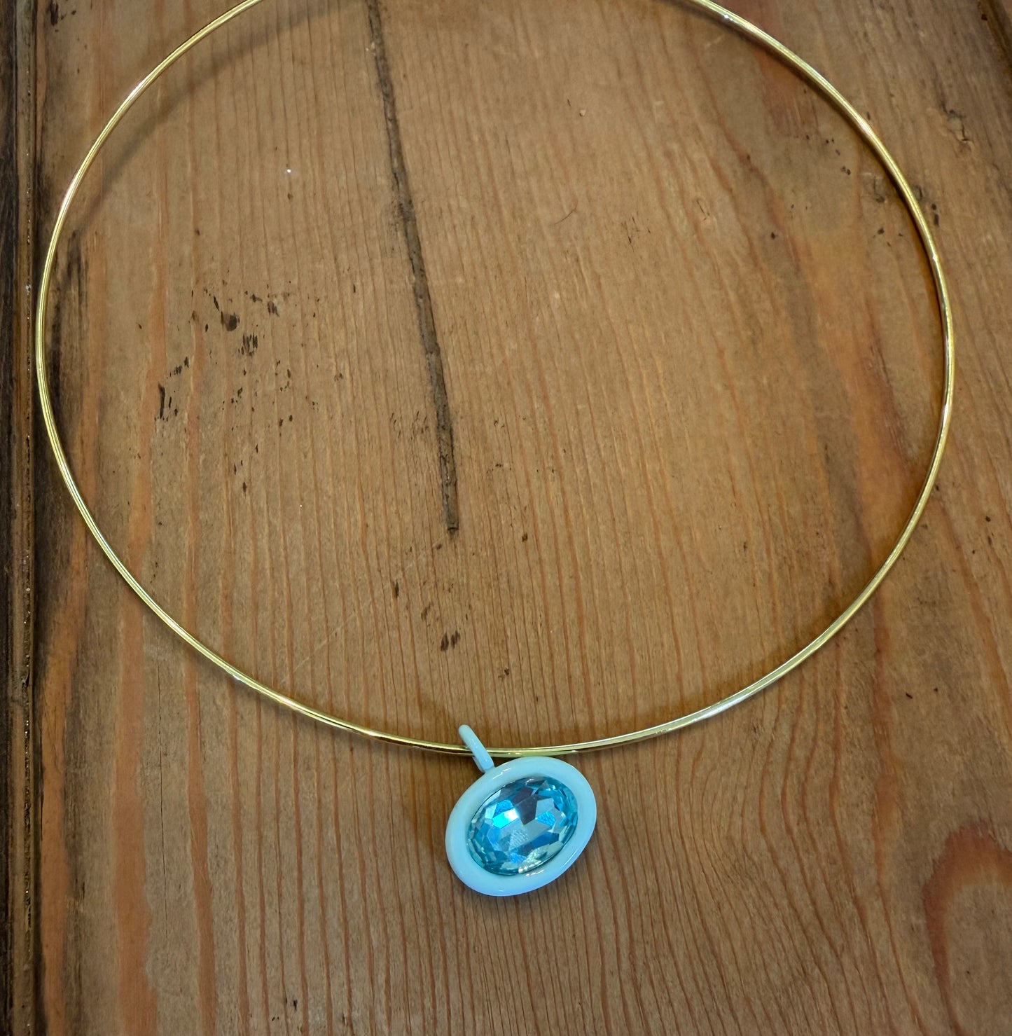 Bezel Gem necklace