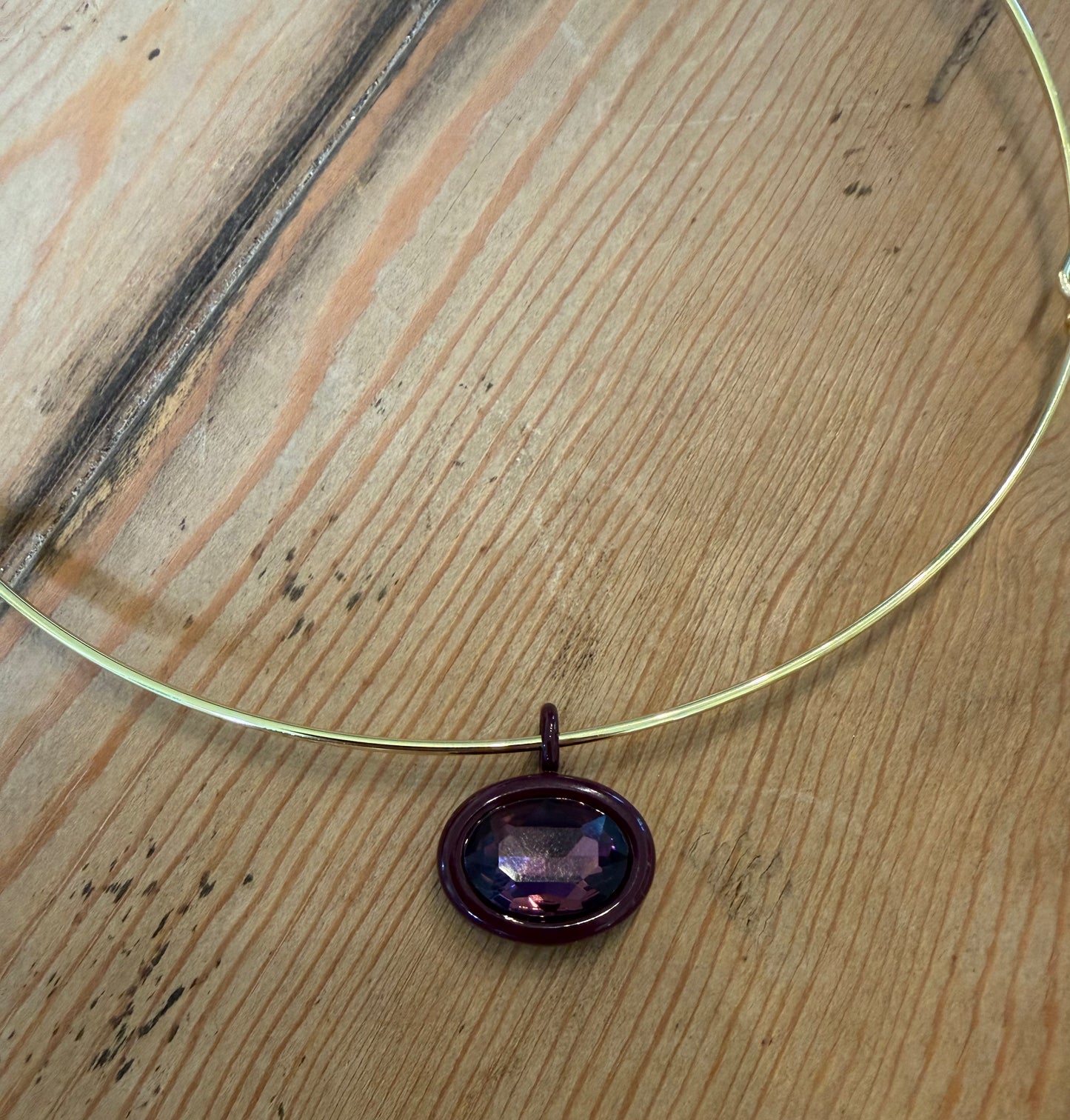 Bezel Gem necklace