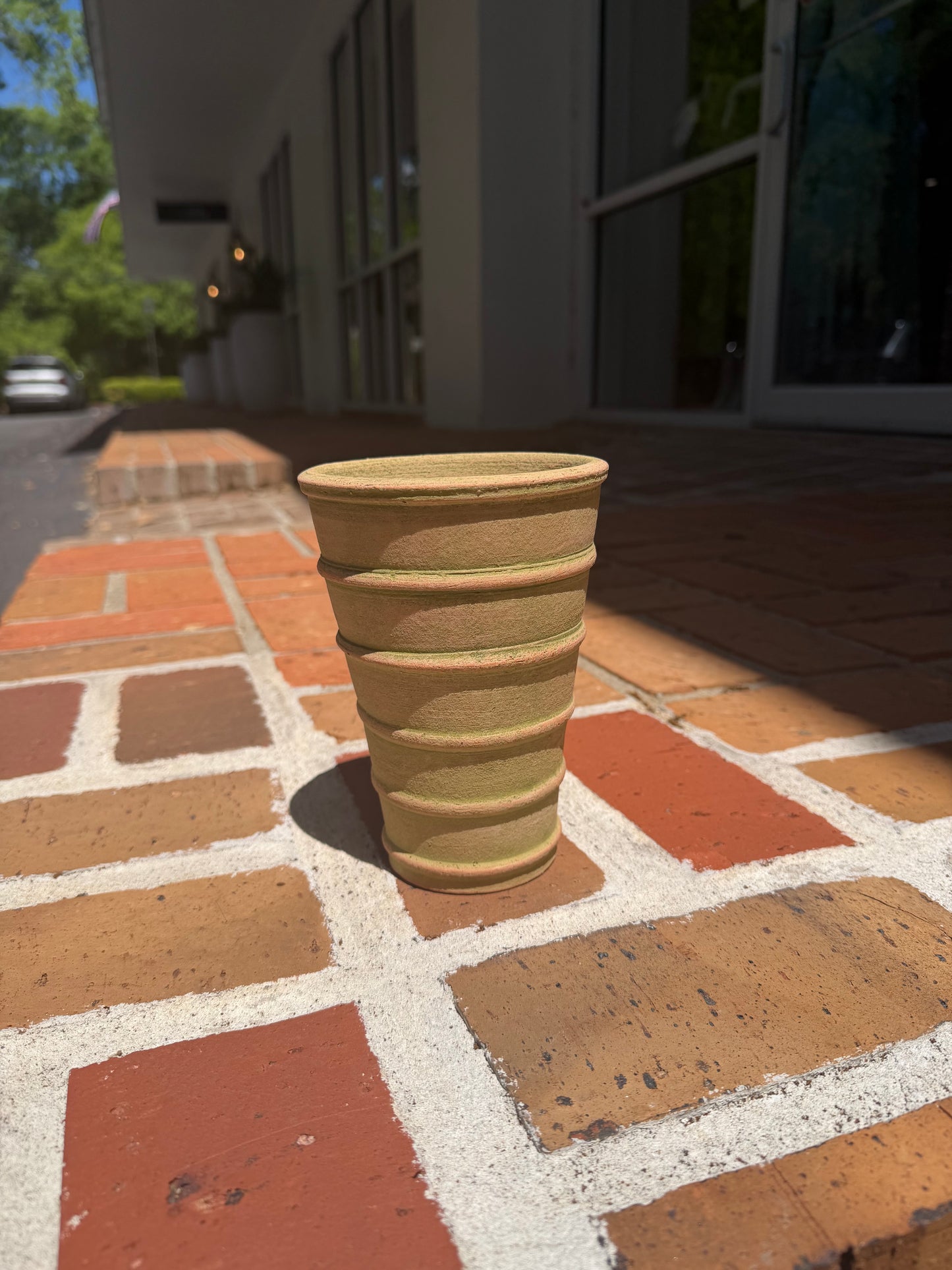 Tall Herb Clay Pots- Verde Natural