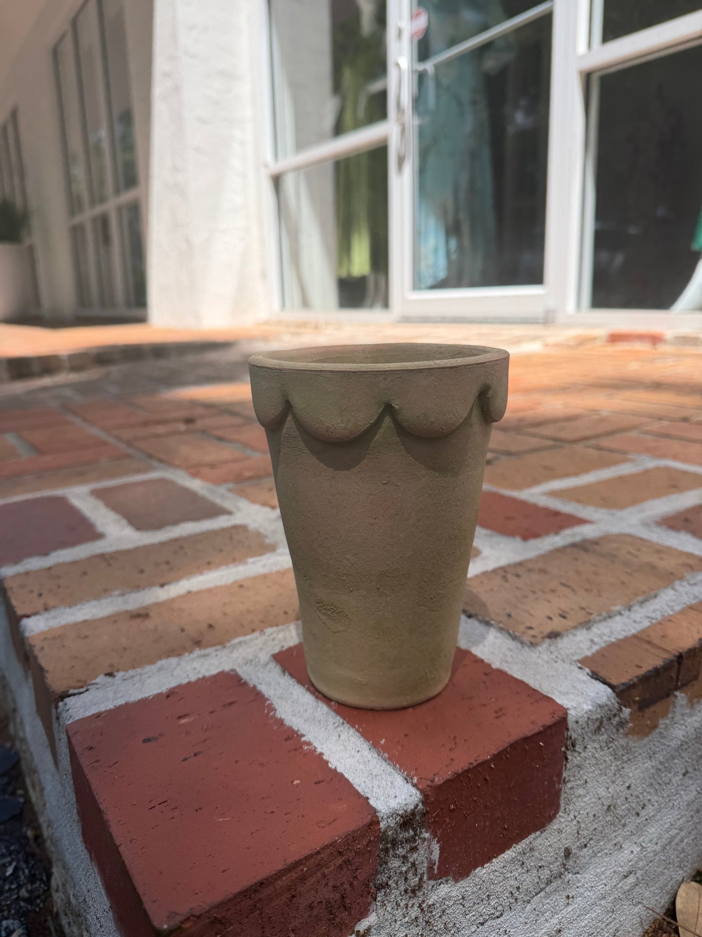 Tall Herb Clay Pots- Verde Natural