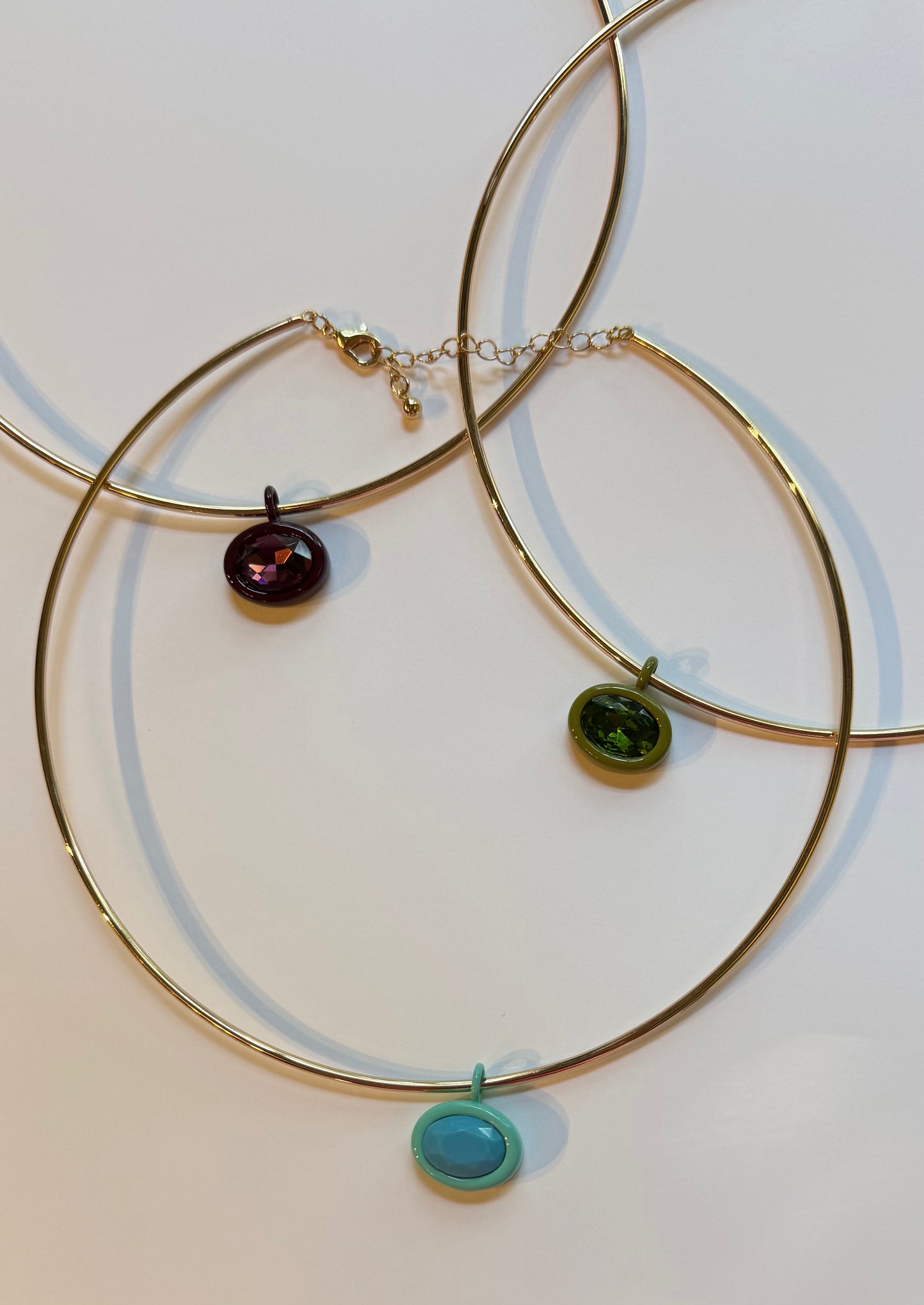 Bezel Gem Necklace
