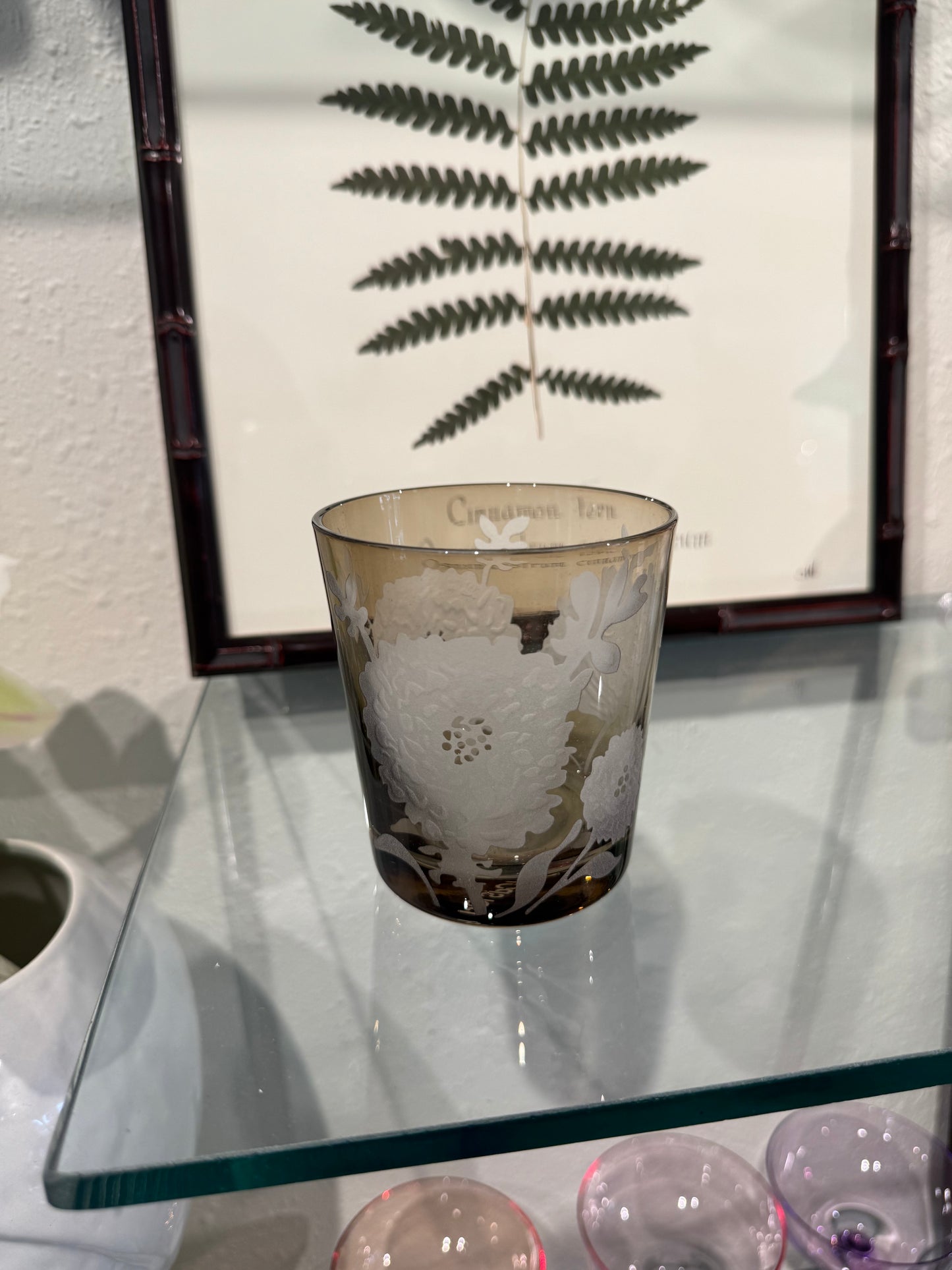 Tumbler Peony Glasses