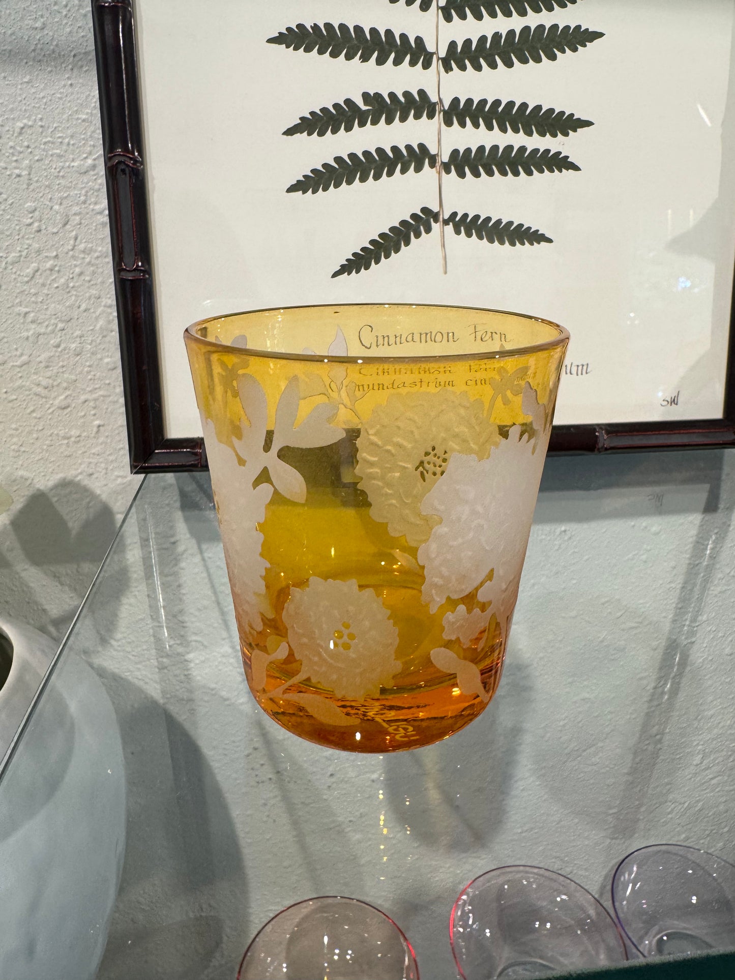 Tumbler Peony Glasses