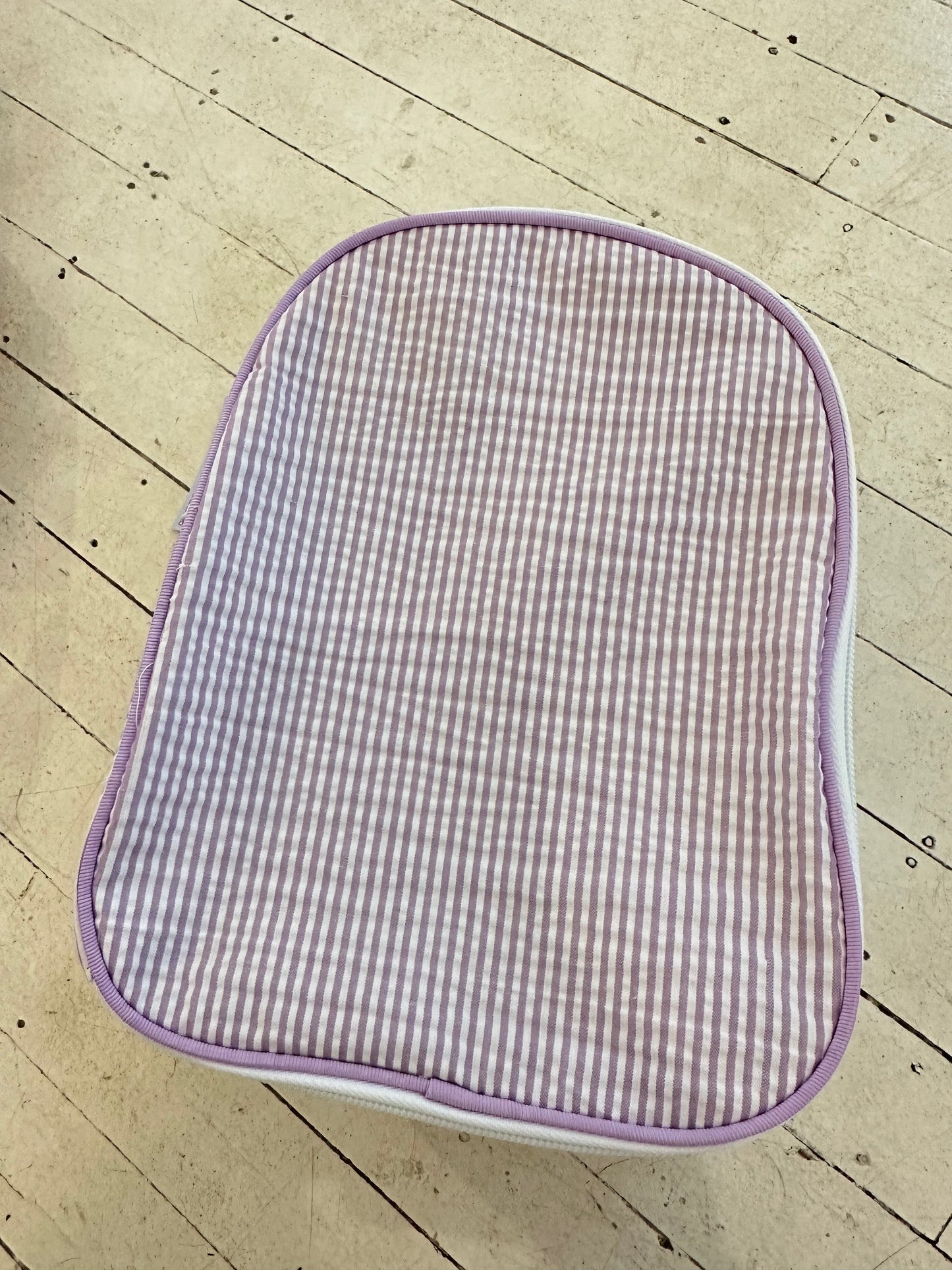 Purple Gingham Lunch Box