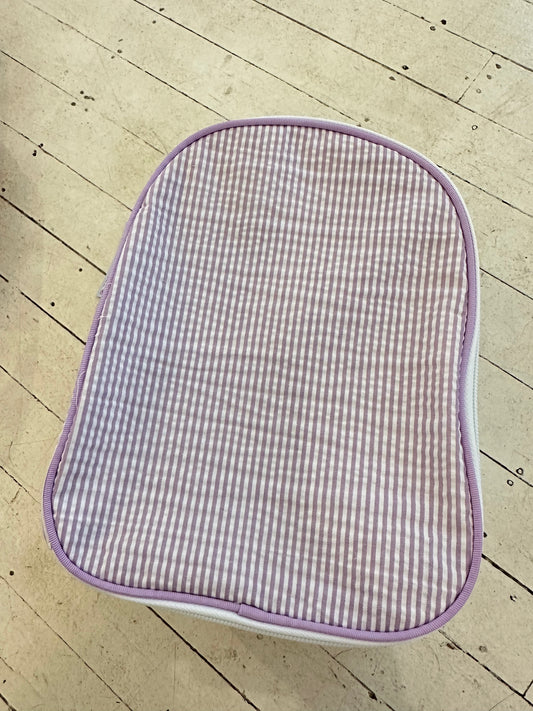 Purple Gingham Lunch Box