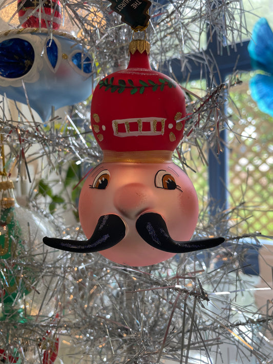 Red Soldier Head Ornament