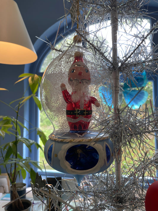 Glass Dome on Reflector Ornament