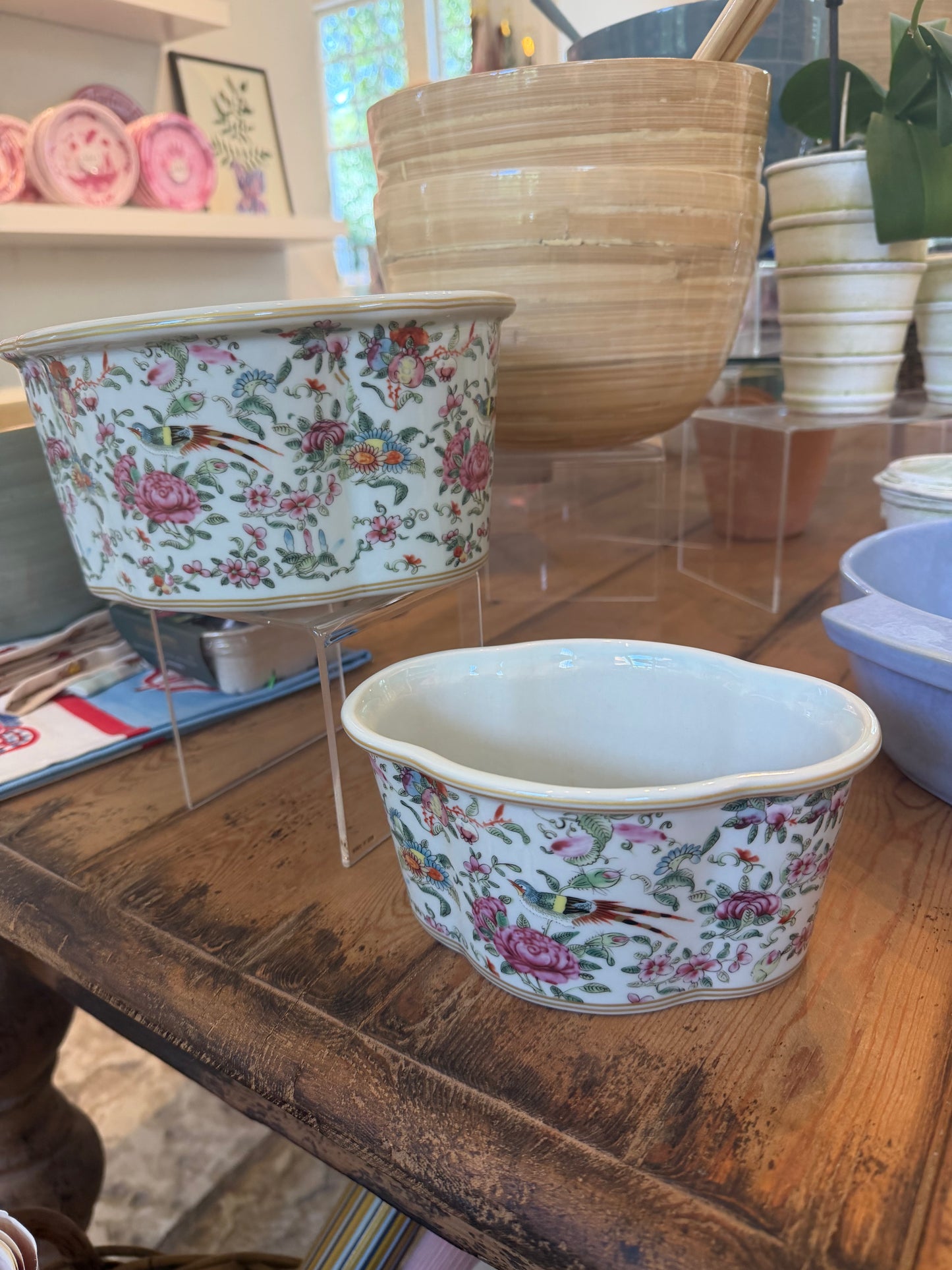 Rose Canton Cachepot