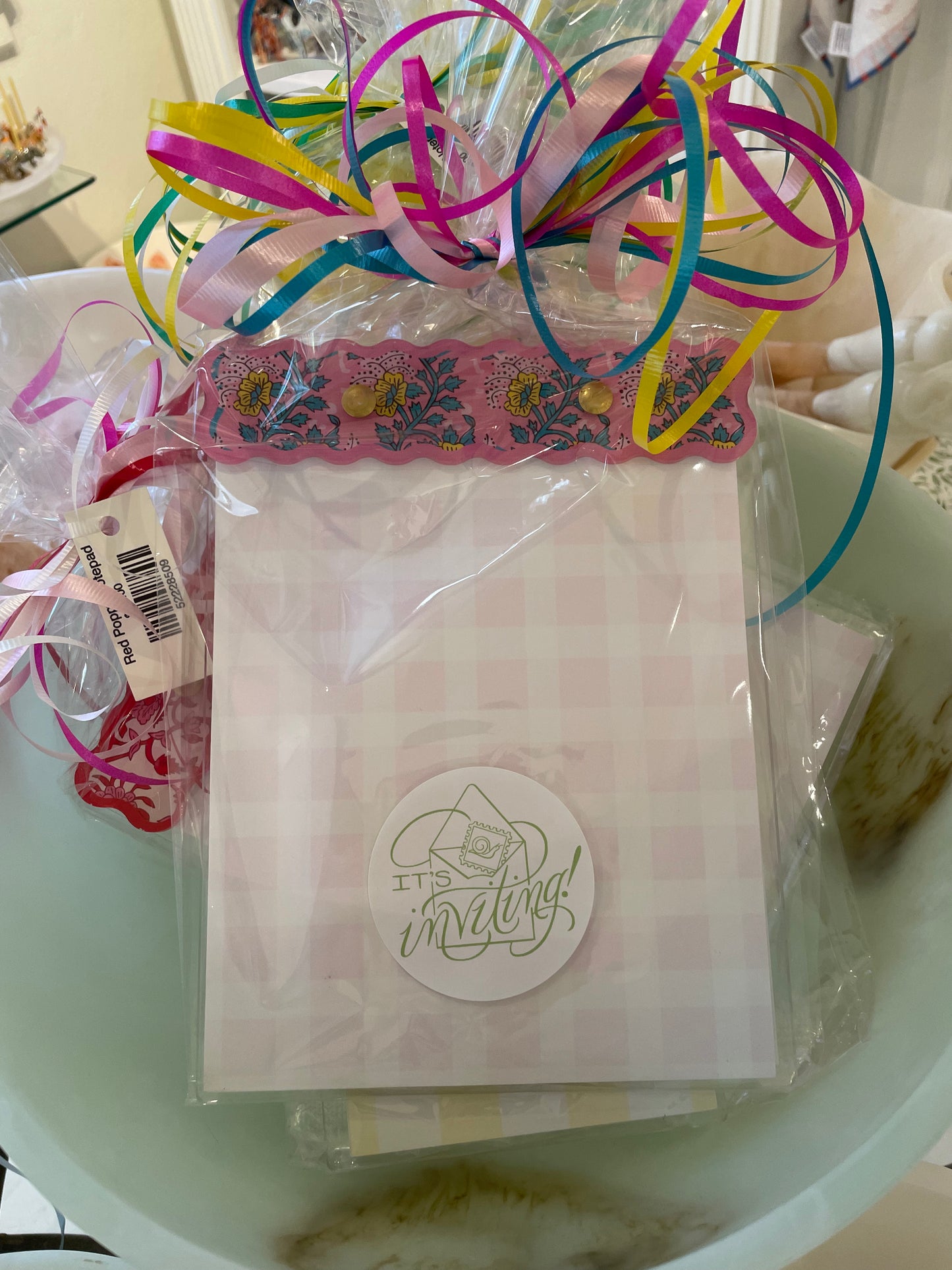 Pink Floral Notepad