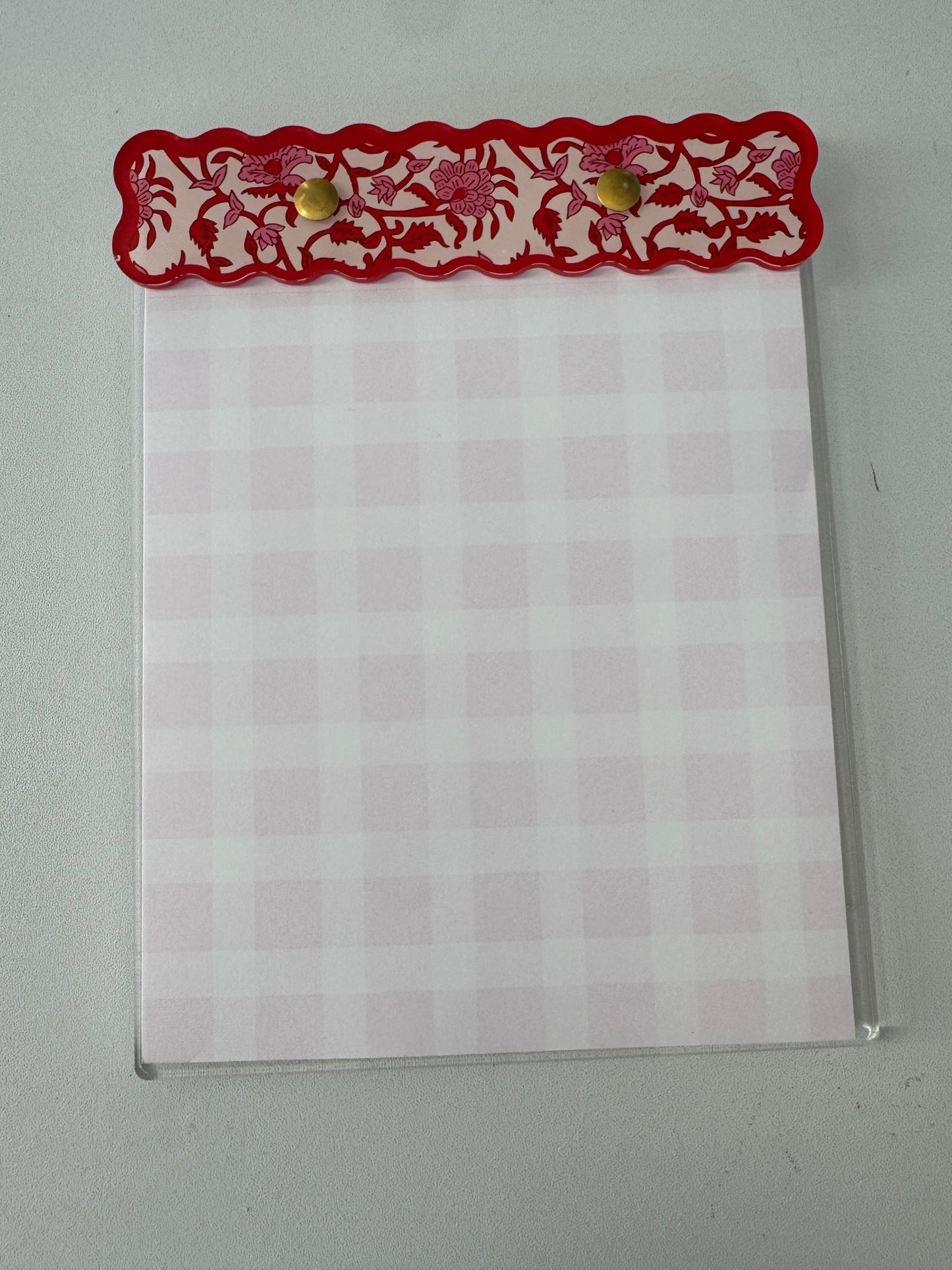 Red Poppy Notepad