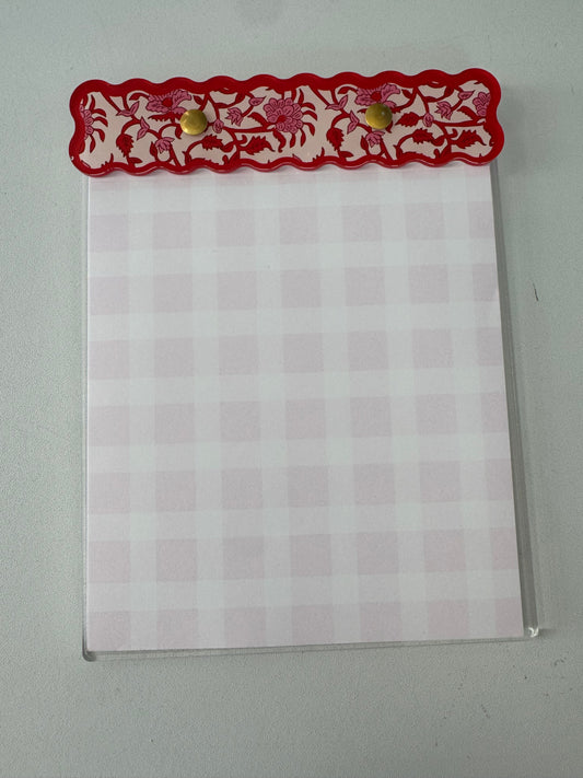 Red Poppy Notepad